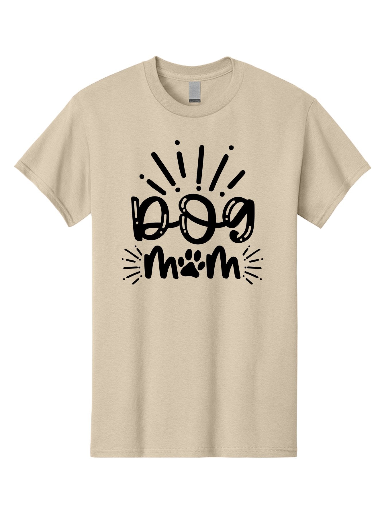 Dog-Mom Men'S Graphic Tee, 100% Cotton, Comfortable Casual Summer Wear, Machine Washable, Dog Mom, Dog Mom Quote, Dog Owner, Dog Lover, Pet Parent, Dog Enthusiast, Dog Mommy, Paw Print, Fun Design, Playful Typography, Dog Mum Aad386 6