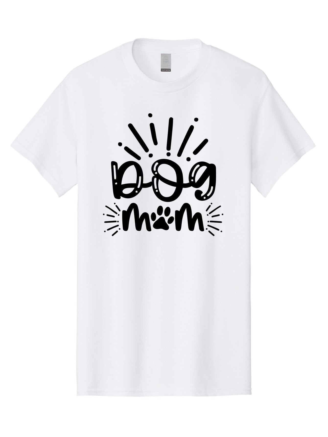 Dog-Mom Men'S Graphic Tee, 100% Cotton, Comfortable Casual Summer Wear, Machine Washable, Dog Mom, Dog Mom Quote, Dog Owner, Dog Lover, Pet Parent, Dog Enthusiast, Dog Mommy, Paw Print, Fun Design, Playful Typography, Dog Mum Aad386 11