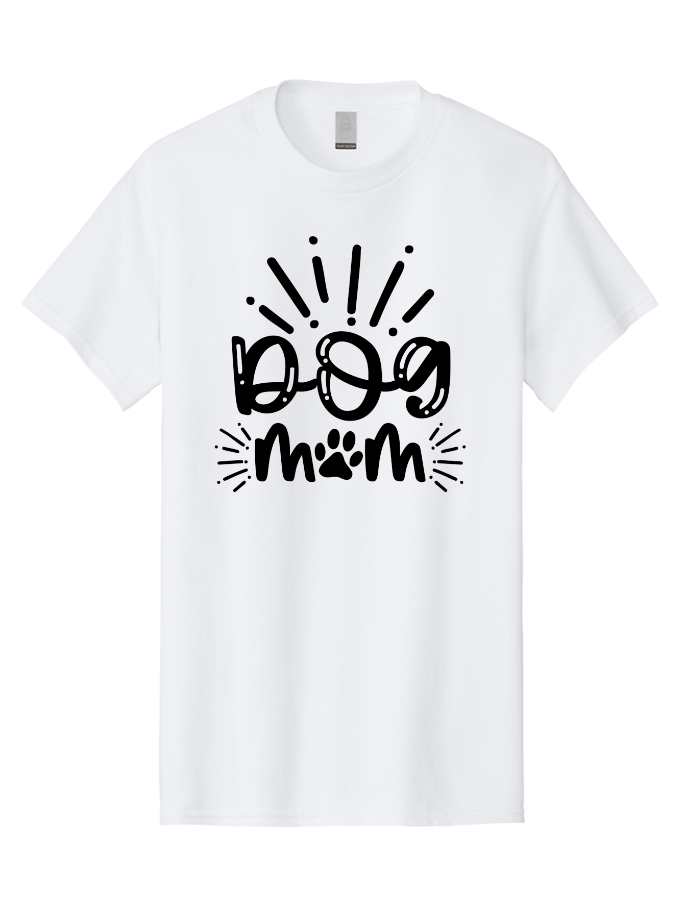 Dog-Mom Men'S Graphic Tee, 100% Cotton, Comfortable Casual Summer Wear, Machine Washable, Dog Mom, Dog Mom Quote, Dog Owner, Dog Lover, Pet Parent, Dog Enthusiast, Dog Mommy, Paw Print, Fun Design, Playful Typography, Dog Mum Aad386 7