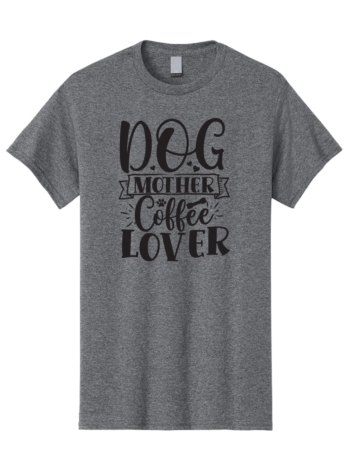 Dog-Mother-Coffee-Lover Men'S Graphic Tee, 100% Cotton, Comfortable Casual Summer Wear, Machine Washable, Dog Mom, Dog Mother, Coffee Lover, Dog Lover, Dog Mom Quote, Coffee Quote, Funny Quote, Dog Quote, Dog Mom Humor, Mom Life Aad387 7