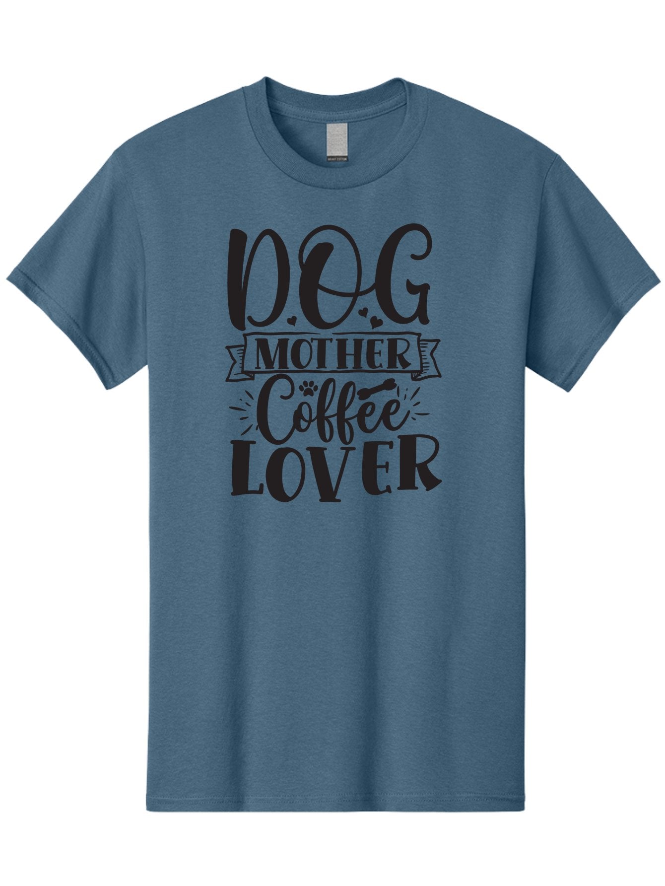Dog-Mother-Coffee-Lover Men'S Graphic Tee, 100% Cotton, Comfortable Casual Summer Wear, Machine Washable, Dog Mom, Dog Mother, Coffee Lover, Dog Lover, Dog Mom Quote, Coffee Quote, Funny Quote, Dog Quote, Dog Mom Humor, Mom Life Aad387