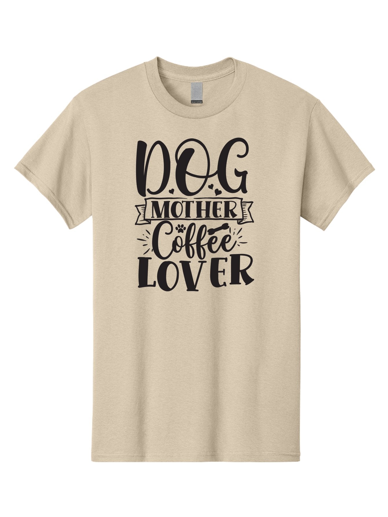 Dog-Mother-Coffee-Lover Men'S Graphic Tee, 100% Cotton, Comfortable Casual Summer Wear, Machine Washable, Dog Mom, Dog Mother, Coffee Lover, Dog Lover, Dog Mom Quote, Coffee Quote, Funny Quote, Dog Quote, Dog Mom Humor, Mom Life Aad387 13