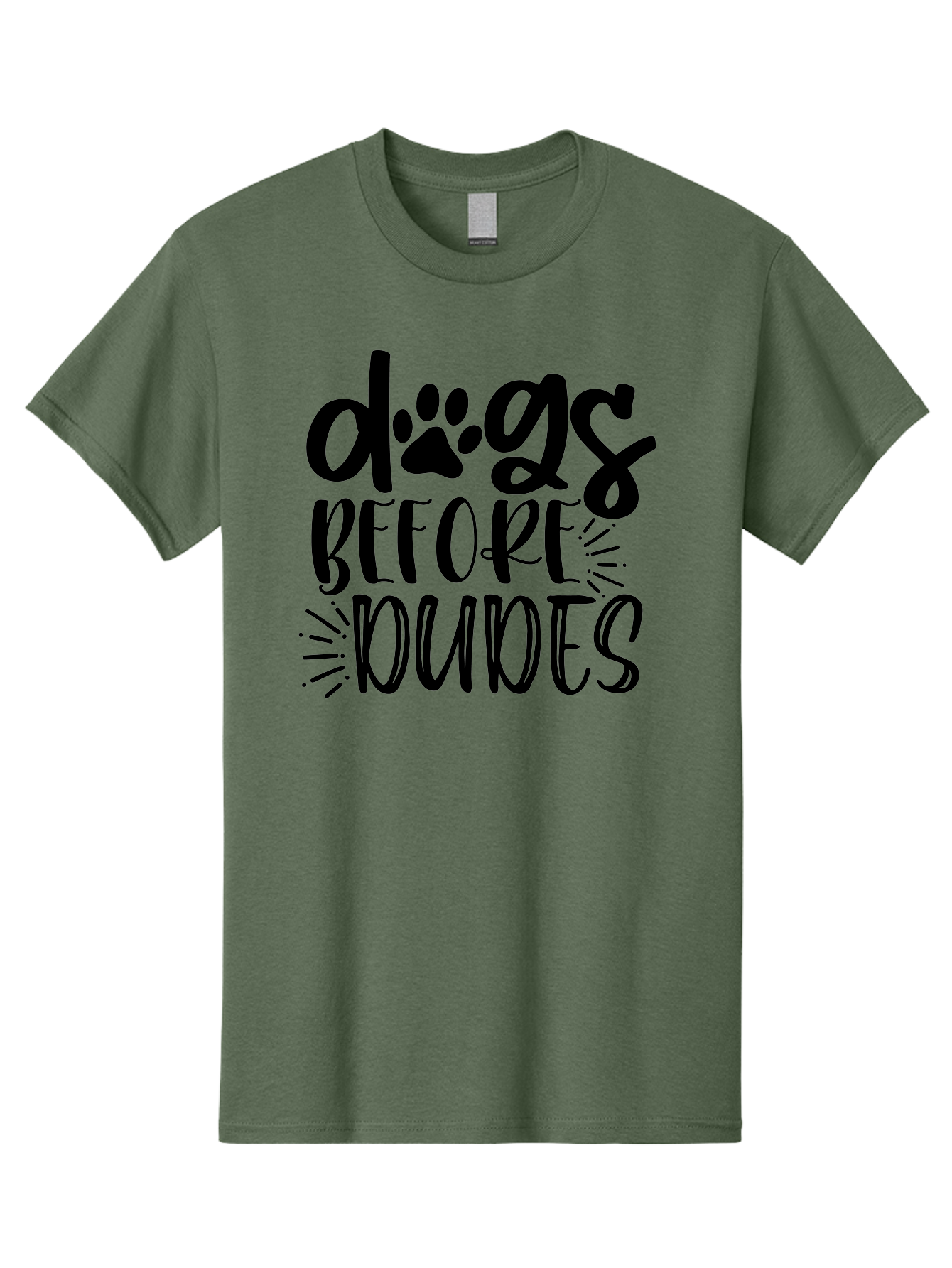 Dogs-Before-Dudes Men'S Graphic Tee, 100% Cotton, Comfortable Casual Summer Wear, Machine Washable, Funny Dog Quote, Dog Lover Gift, Dog Mom, Dog Dad, Paw Print, Humorous Text, Cute Dog Design, Dog Quotes, Funny Designs Aad388 19