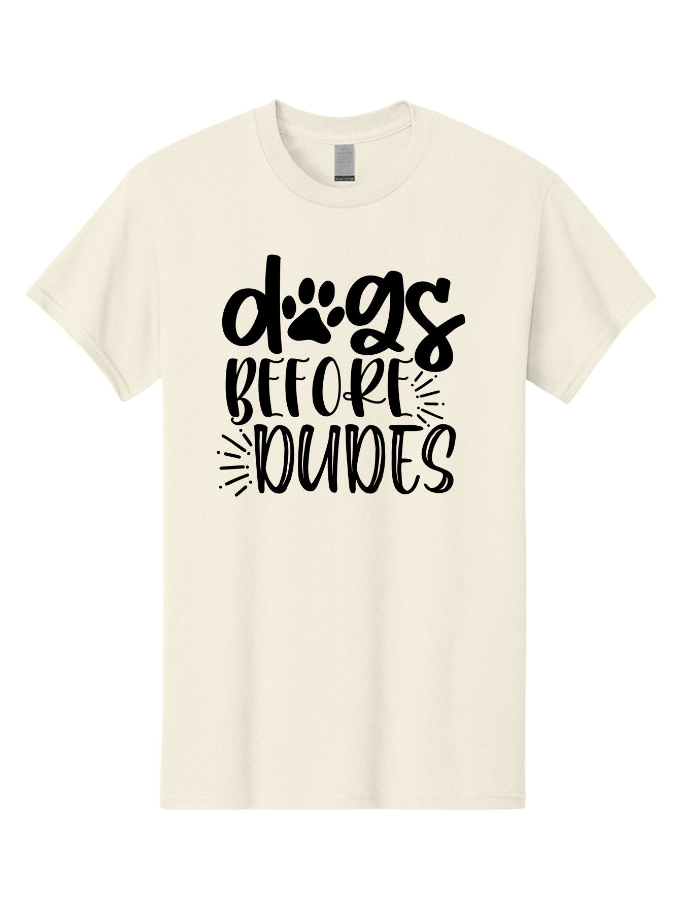 Dogs-Before-Dudes Men'S Graphic Tee, 100% Cotton, Comfortable Casual Summer Wear, Machine Washable, Funny Dog Quote, Dog Lover Gift, Dog Mom, Dog Dad, Paw Print, Humorous Text, Cute Dog Design, Dog Quotes, Funny Designs Aad388 15
