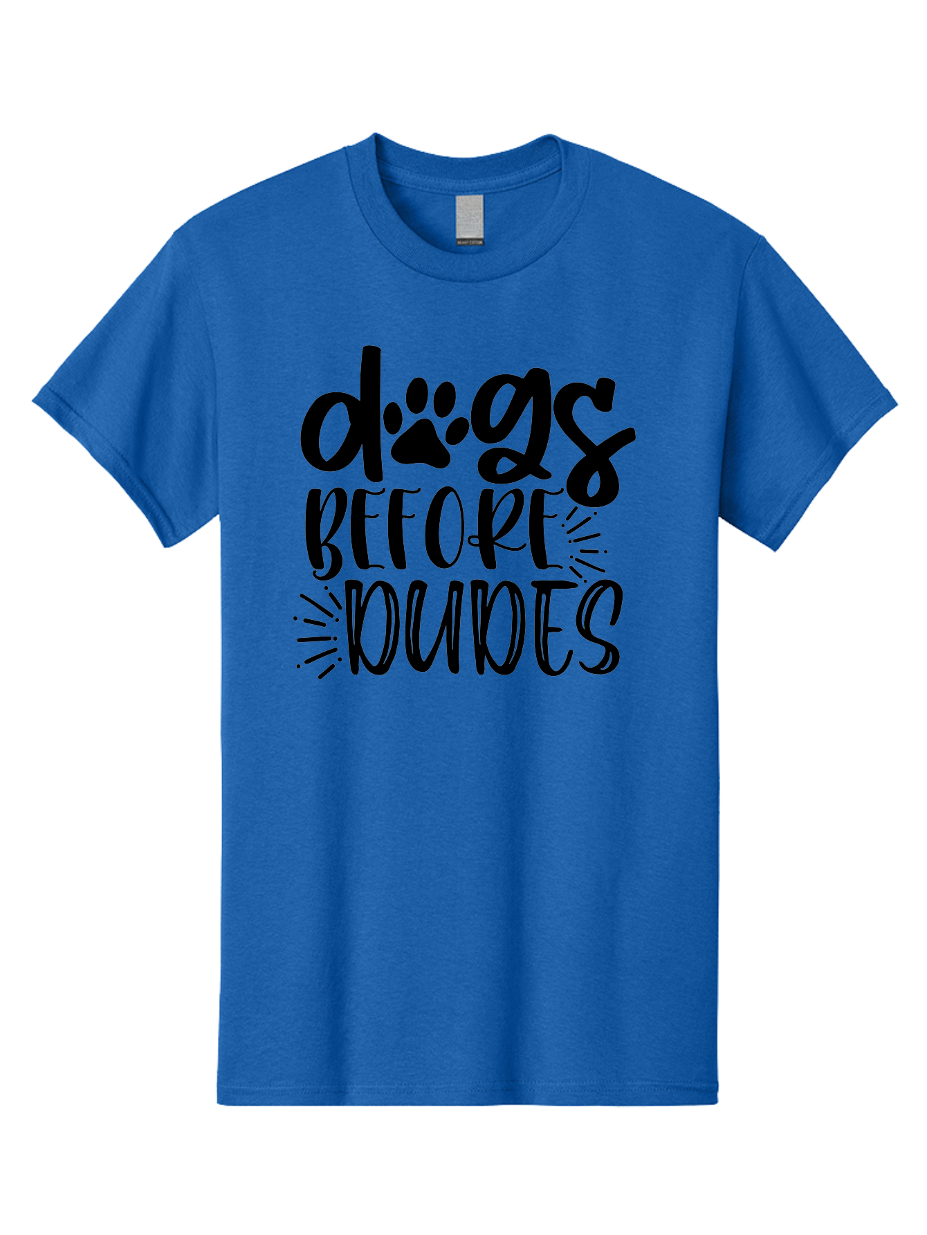 Dogs-Before-Dudes Men'S Graphic Tee, 100% Cotton, Comfortable Casual Summer Wear, Machine Washable, Funny Dog Quote, Dog Lover Gift, Dog Mom, Dog Dad, Paw Print, Humorous Text, Cute Dog Design, Dog Quotes, Funny Designs Aad388 13