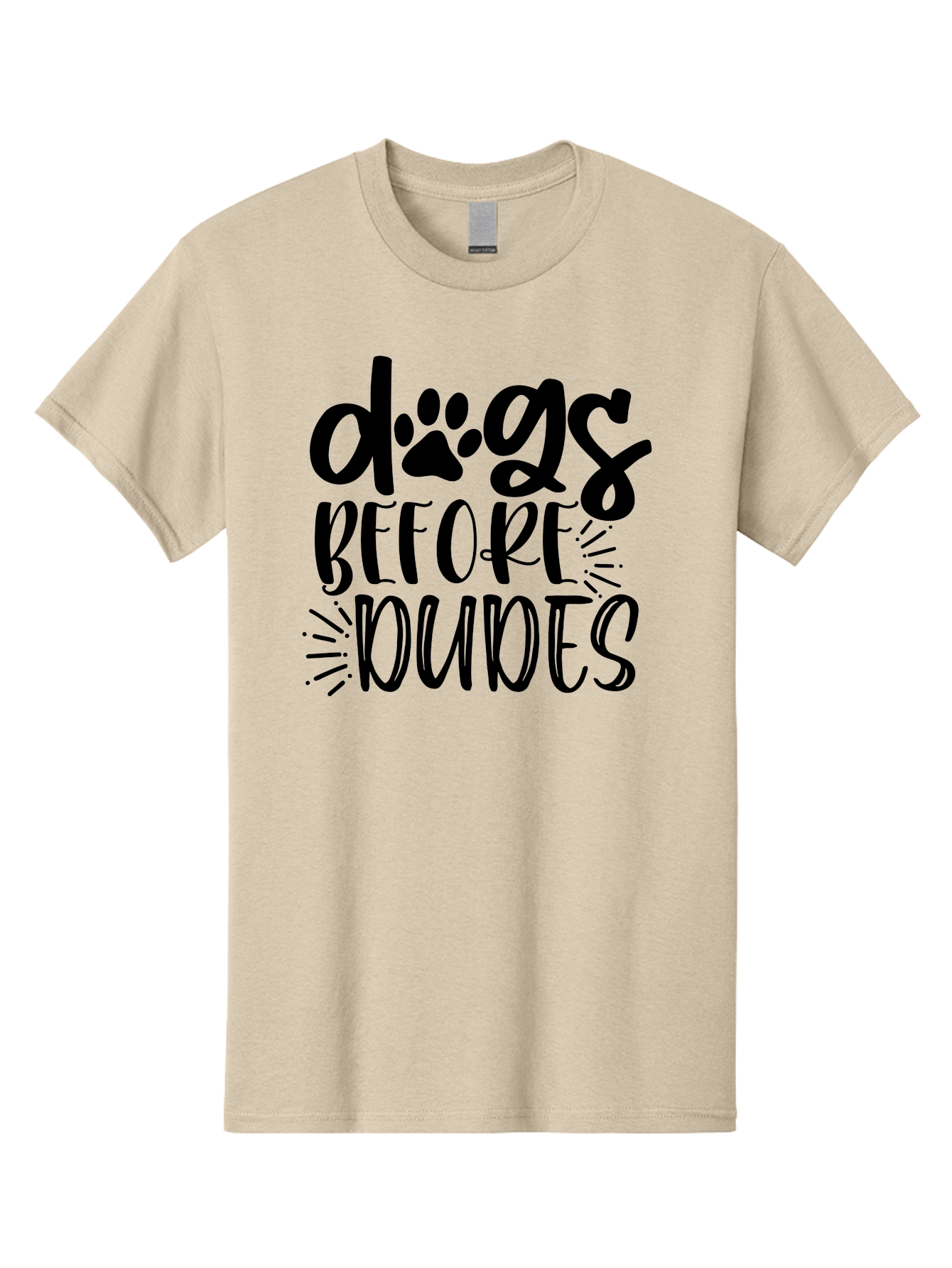Dogs-Before-Dudes Men'S Graphic Tee, 100% Cotton, Comfortable Casual Summer Wear, Machine Washable, Funny Dog Quote, Dog Lover Gift, Dog Mom, Dog Dad, Paw Print, Humorous Text, Cute Dog Design, Dog Quotes, Funny Designs Aad388 29