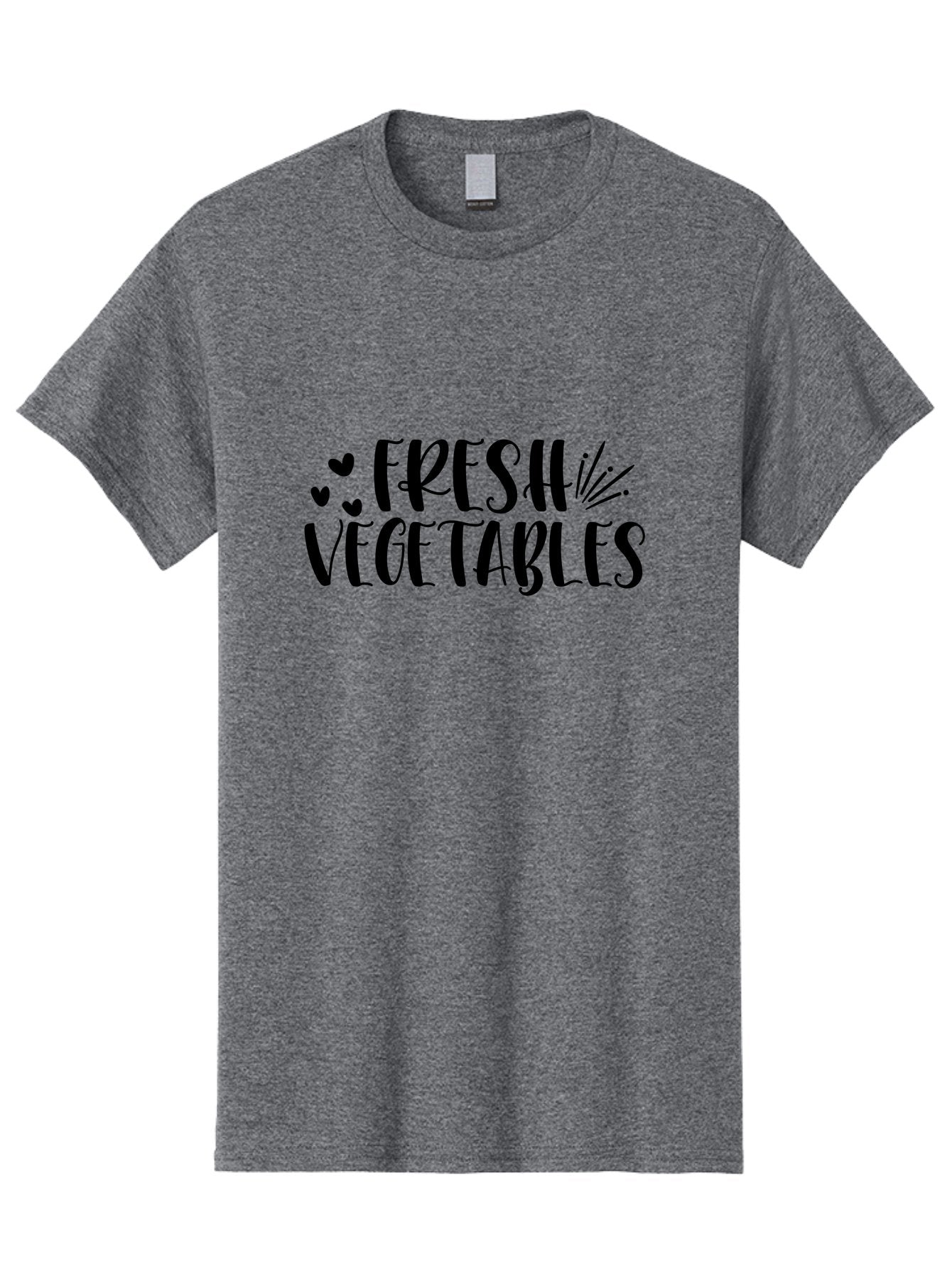 Fresh-Vegetables Men'S Graphic Tee, 100% Cotton, Comfortable Casual Summer Wear, Machine Washable, Fresh Vegetables, Healthy Eating, Organic Produce, Wholesome Food, Vegetable Lovers, Farm To Table, Nutritious Diet, Culinary Delights Aad400 7