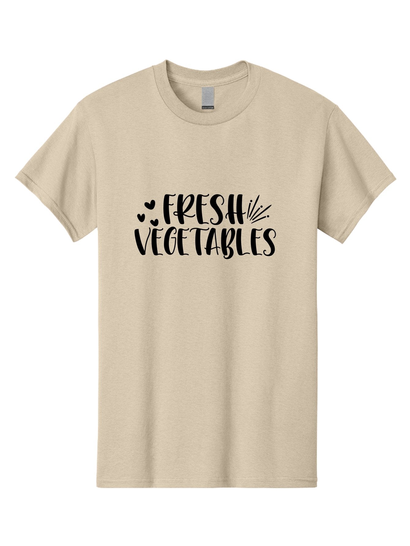 Fresh-Vegetables Men'S Graphic Tee, 100% Cotton, Comfortable Casual Summer Wear, Machine Washable, Fresh Vegetables, Healthy Eating, Organic Produce, Wholesome Food, Vegetable Lovers, Farm To Table, Nutritious Diet, Culinary Delights Aad400 4