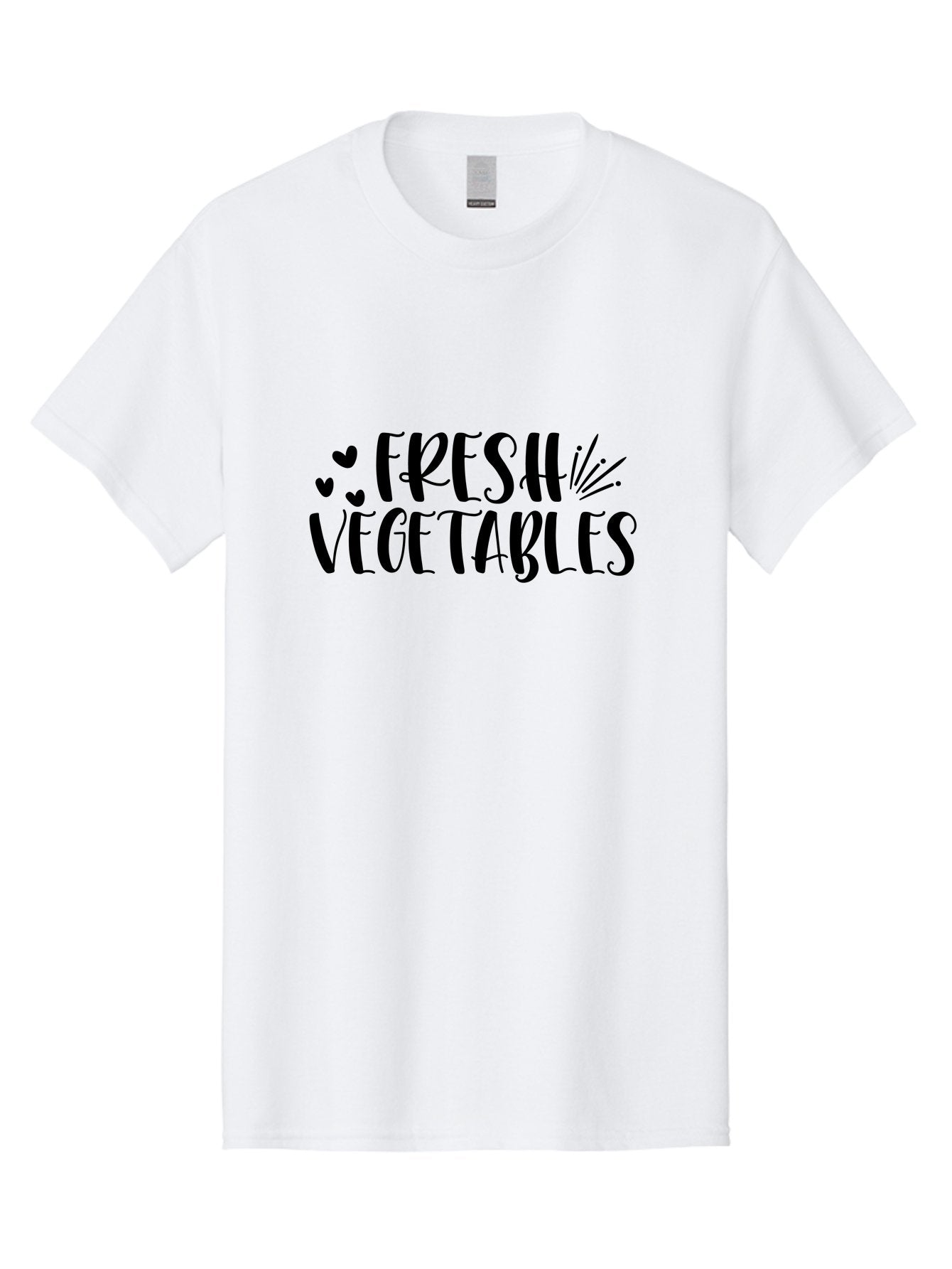 Fresh-Vegetables Men'S Graphic Tee, 100% Cotton, Comfortable Casual Summer Wear, Machine Washable, Fresh Vegetables, Healthy Eating, Organic Produce, Wholesome Food, Vegetable Lovers, Farm To Table, Nutritious Diet, Culinary Delights Aad400 14