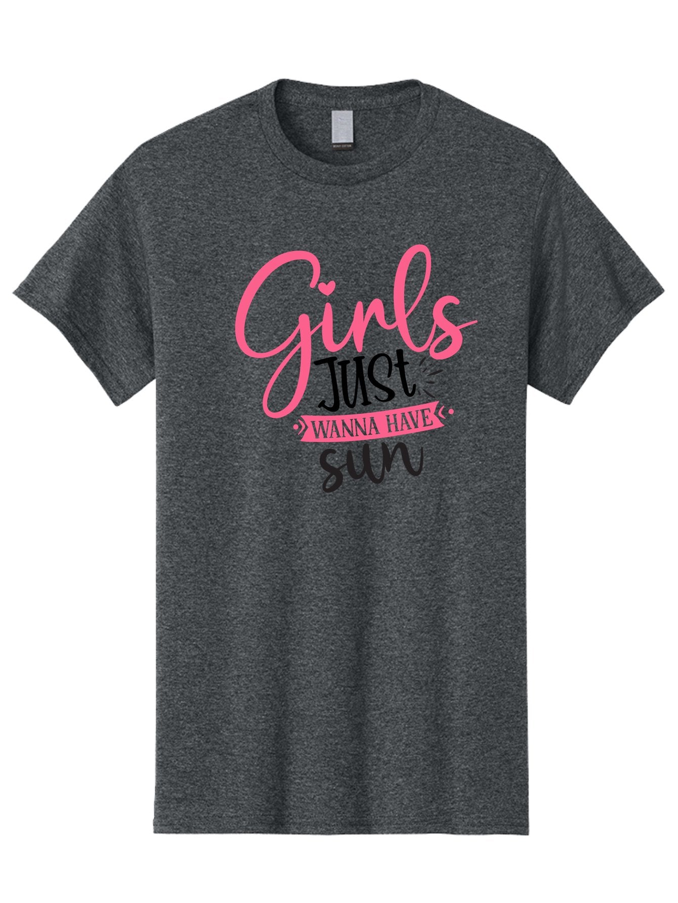 Girls-Just-Wanna-Have-Sun Men'S Graphic Tee, 100% Cotton, Comfortable Casual Summer Wear, Machine Washable, Summer Vibes, Sun Loving Girls, Girls Just Wanna Have Sun, Hand Lettering, Typography Art, Inspirational Quotes, Funny Sayings Aad405 11