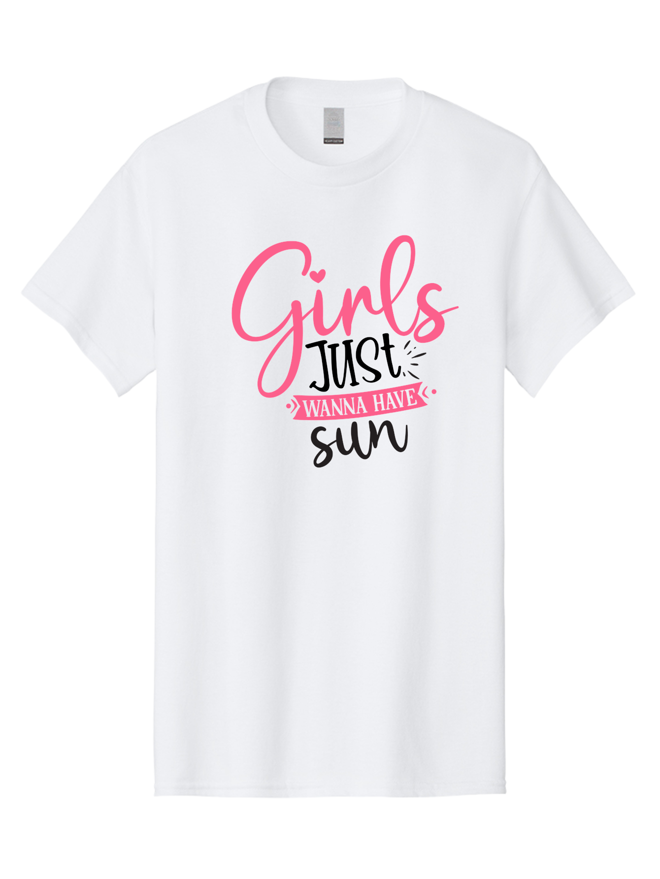 Girls-Just-Wanna-Have-Sun Men'S Graphic Tee, 100% Cotton, Comfortable Casual Summer Wear, Machine Washable, Summer Vibes, Sun Loving Girls, Girls Just Wanna Have Sun, Hand Lettering, Typography Art, Inspirational Quotes, Funny Sayings Aad405 11