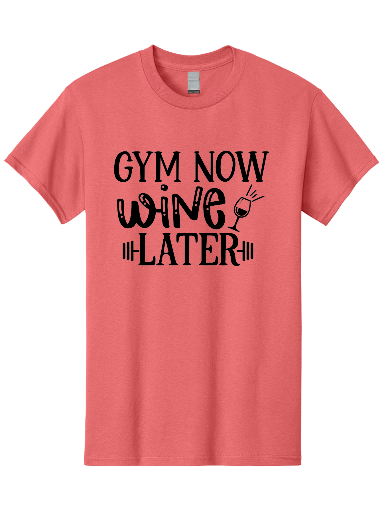 Gym-Now-Wine-Later Men'S Graphic Tee, 100% Cotton, Comfortable Casual Summer Wear, Machine Washable, Gym Motivation, Fitness Quote, Workout Inspiration, Wine Humor, Gym Now Wine Later, Fitness And Wine, Motivational Quote, Funny Gym Quote, Aad410 29