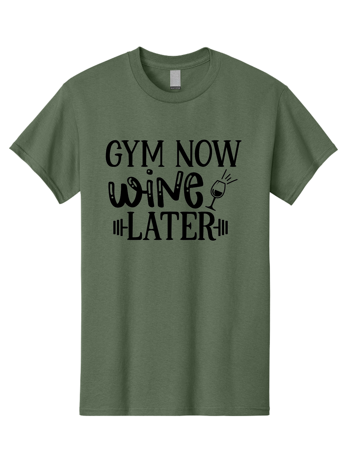 Gym-Now-Wine-Later Men'S Graphic Tee, 100% Cotton, Comfortable Casual Summer Wear, Machine Washable, Gym Motivation, Fitness Quote, Workout Inspiration, Wine Humor, Gym Now Wine Later, Fitness And Wine, Motivational Quote, Funny Gym Quote, Aad410 15