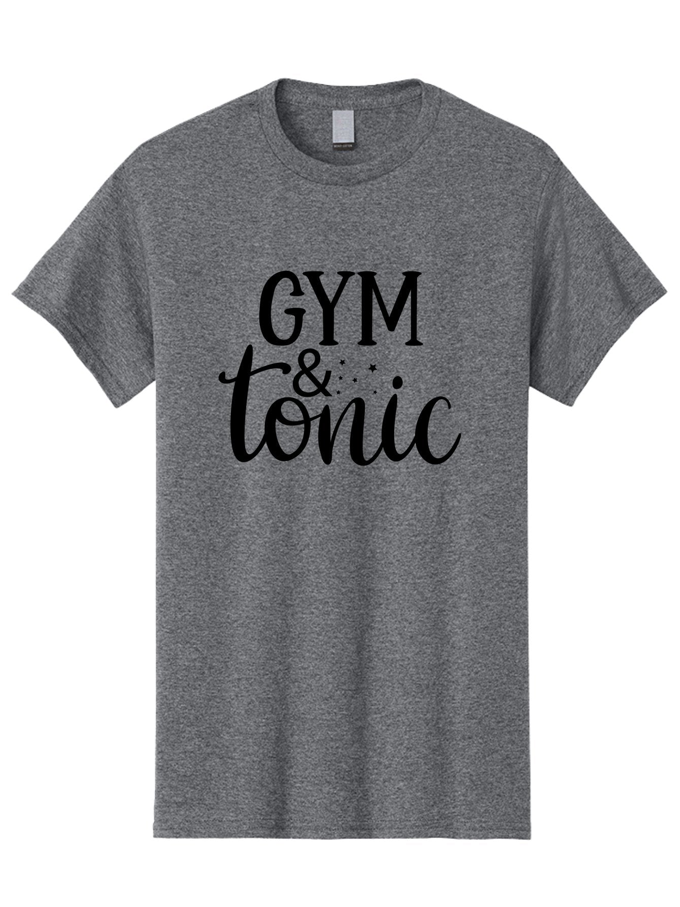 Gym-Tonic Men'S Graphic Tee, 100% Cotton, Comfortable Casual Summer Wear, Machine Washable, Gym And Tonic, Fitness Motivation, Workout Inspiration, Health And Wellness, Fitness Goals, Exercise Routine, Fitness Lifestyle Aad411 13