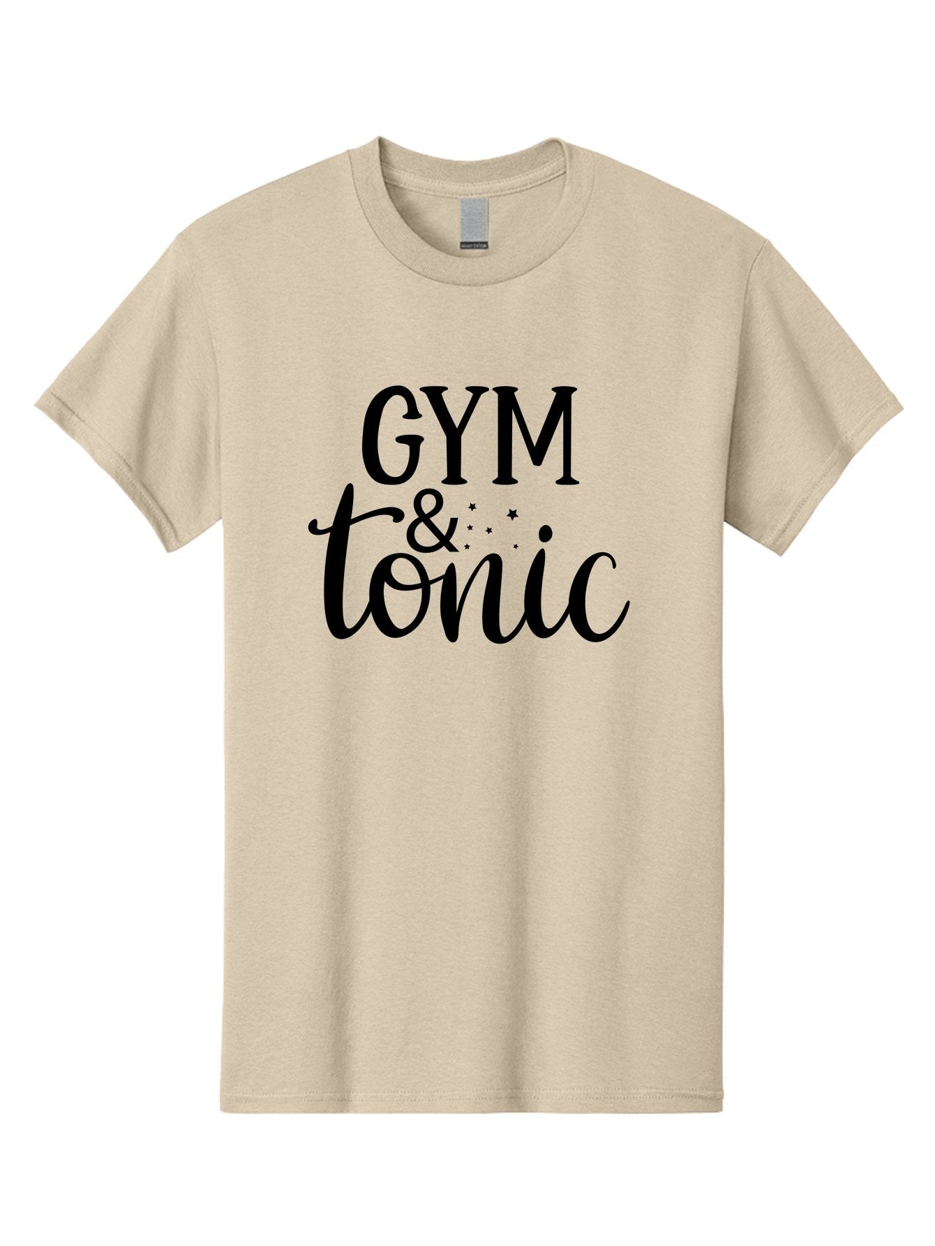 Gym-Tonic Men'S Graphic Tee, 100% Cotton, Comfortable Casual Summer Wear, Machine Washable, Gym And Tonic, Fitness Motivation, Workout Inspiration, Health And Wellness, Fitness Goals, Exercise Routine, Fitness Lifestyle Aad411