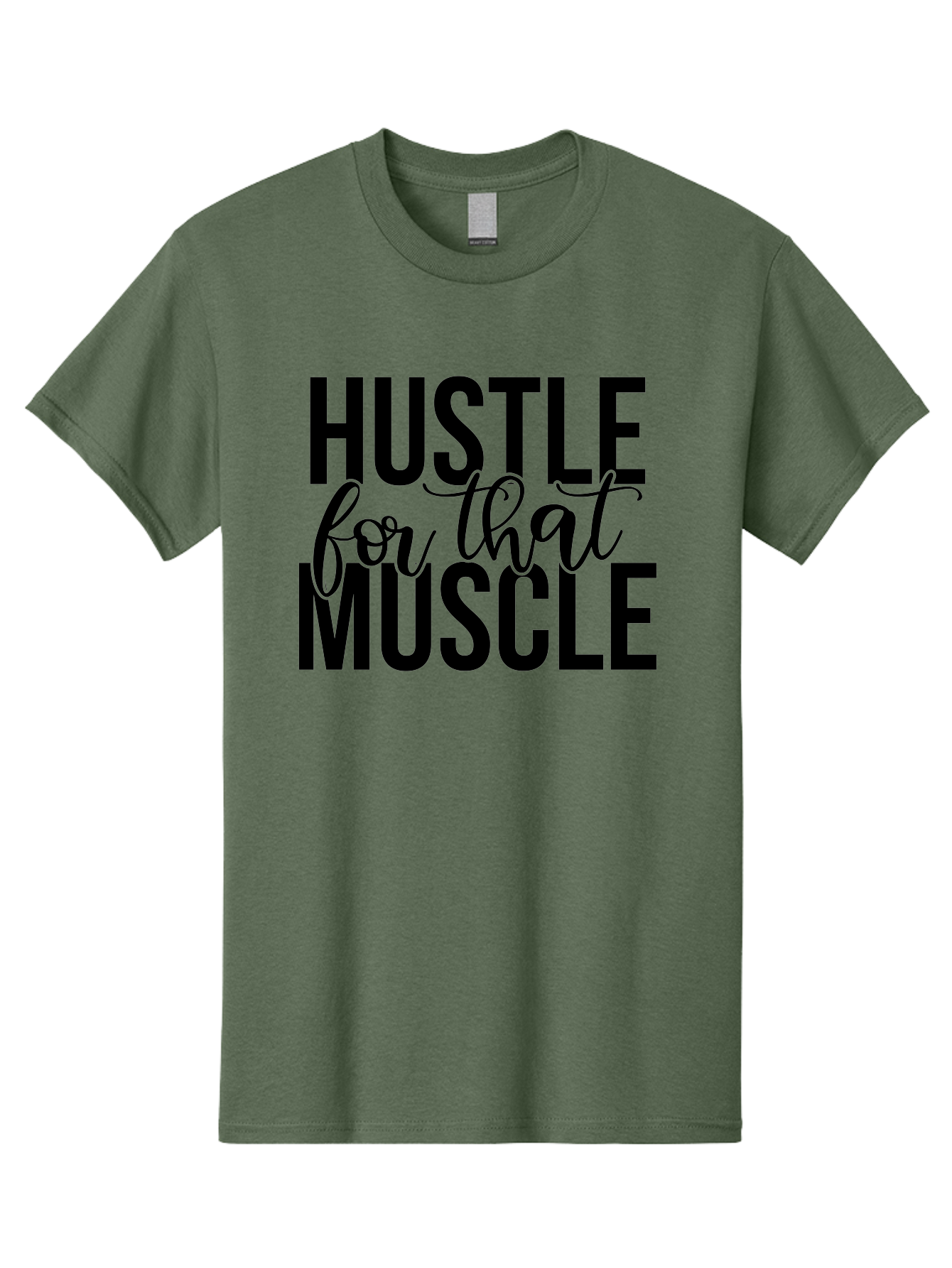 Hustle-For-That-Muscle Men'S Graphic Tee, 100% Cotton, Comfortable Casual Summer Wear, Machine Washable, Motivational Quote, Fitness Inspiration, Workout Motivation, Gym Motivation, Fitness Quotes, Bodybuilding, Weightlifting, Aad415 19