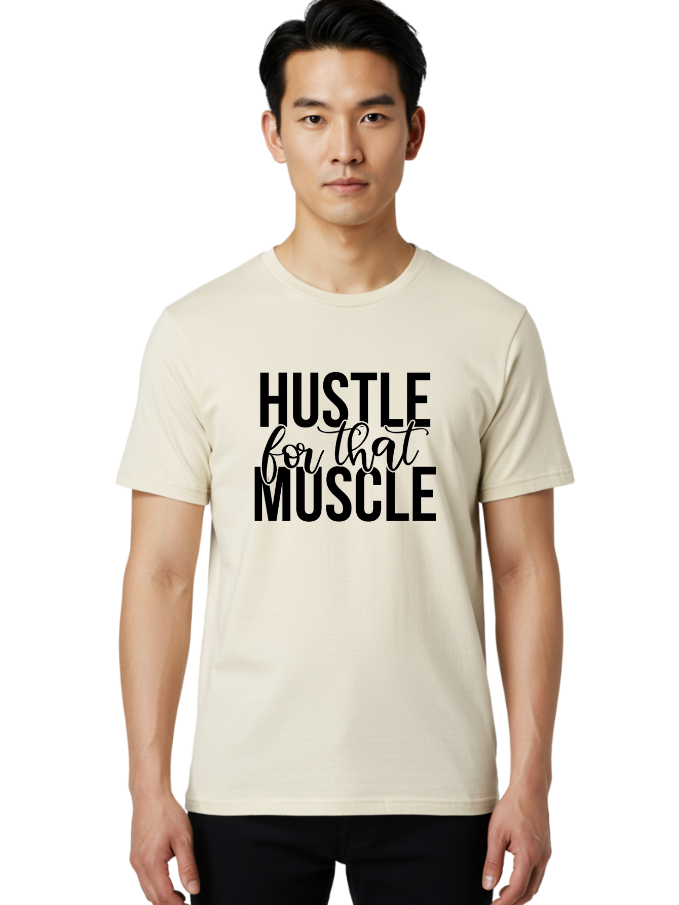 Hustle-For-That-Muscle Men'S Graphic Tee, 100% Cotton, Comfortable Casual Summer Wear, Machine Washable, Motivational Quote, Fitness Inspiration, Workout Motivation, Gym Motivation, Fitness Quotes, Bodybuilding, Weightlifting, Aad415 14