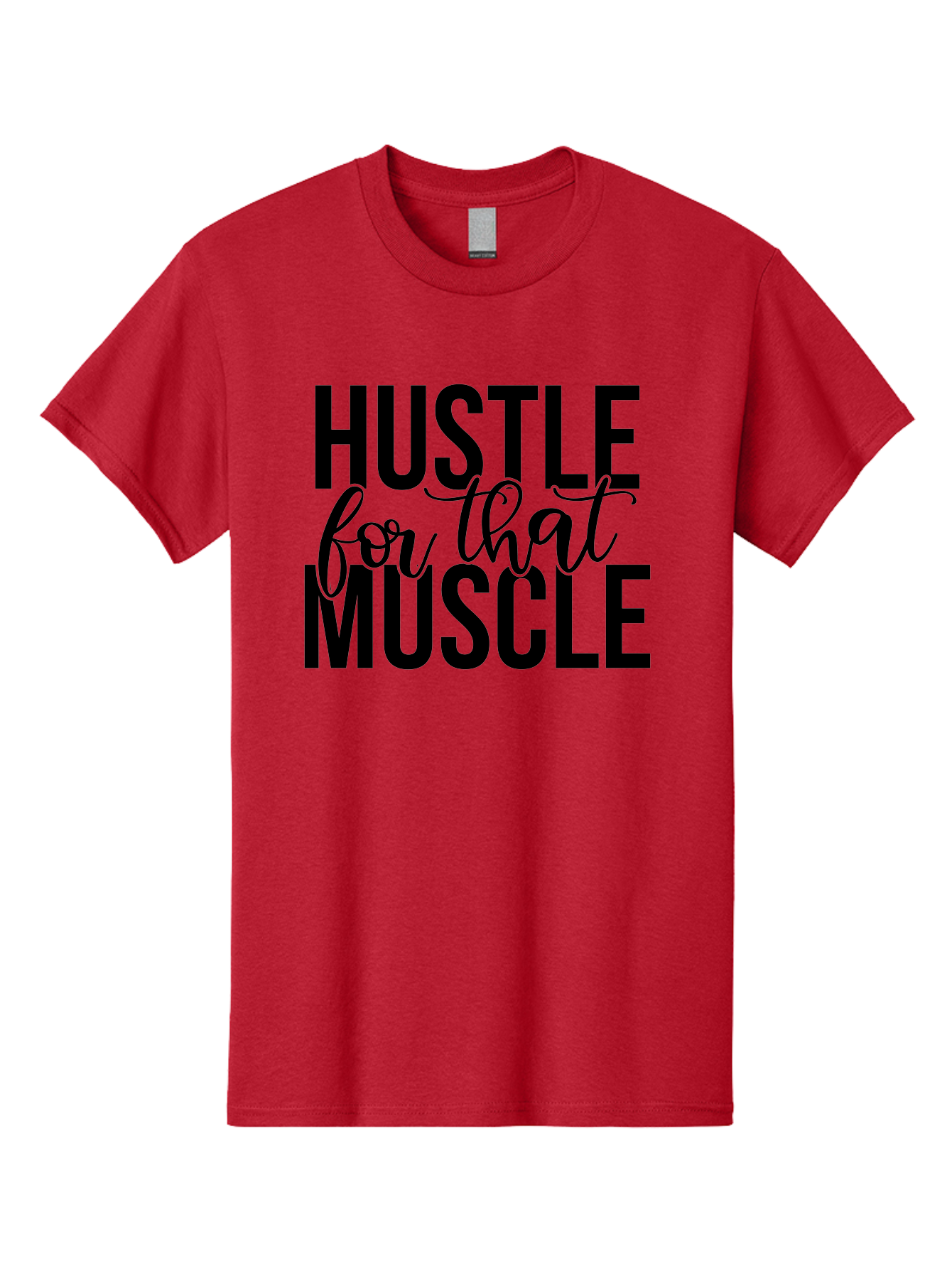 Hustle-For-That-Muscle Men'S Graphic Tee, 100% Cotton, Comfortable Casual Summer Wear, Machine Washable, Motivational Quote, Fitness Inspiration, Workout Motivation, Gym Motivation, Fitness Quotes, Bodybuilding, Weightlifting, Aad415 27
