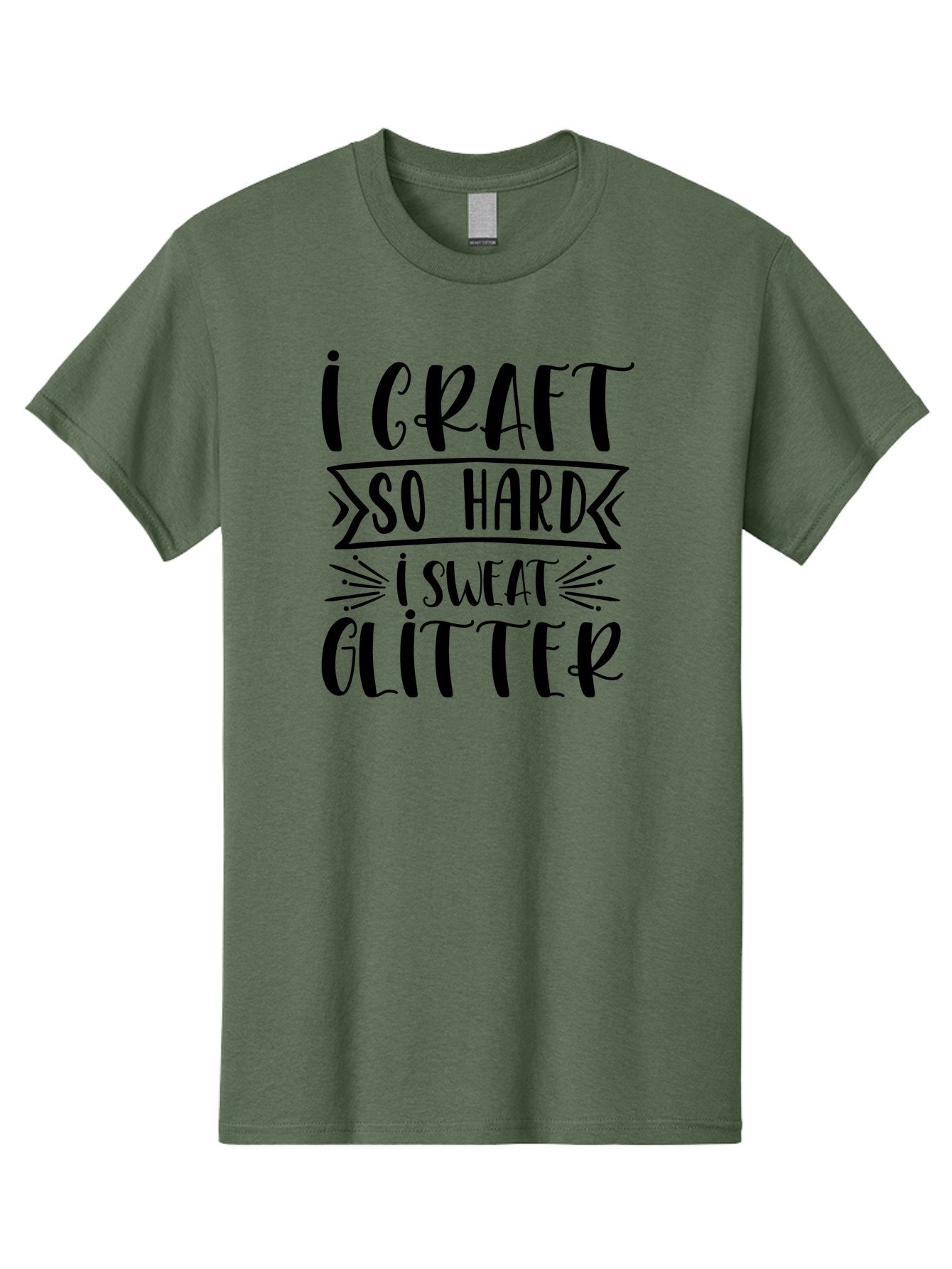 I-Craft-So-Hard Men'S Graphic Tee, 100% Cotton, Comfortable Casual Summer Wear, Machine Washable, Crafting Quote, Crafting Humor, Glitter Crafts, Handmade Crafts, Crafty Sayings, Crafting Passion, Diy Crafts, Crafting Love, Craft Inspiration Aad418 9