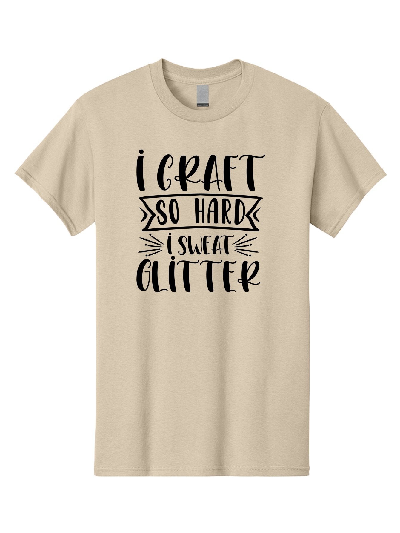 I-Craft-So-Hard Men'S Graphic Tee, 100% Cotton, Comfortable Casual Summer Wear, Machine Washable, Crafting Quote, Crafting Humor, Glitter Crafts, Handmade Crafts, Crafty Sayings, Crafting Passion, Diy Crafts, Crafting Love, Craft Inspiration Aad418