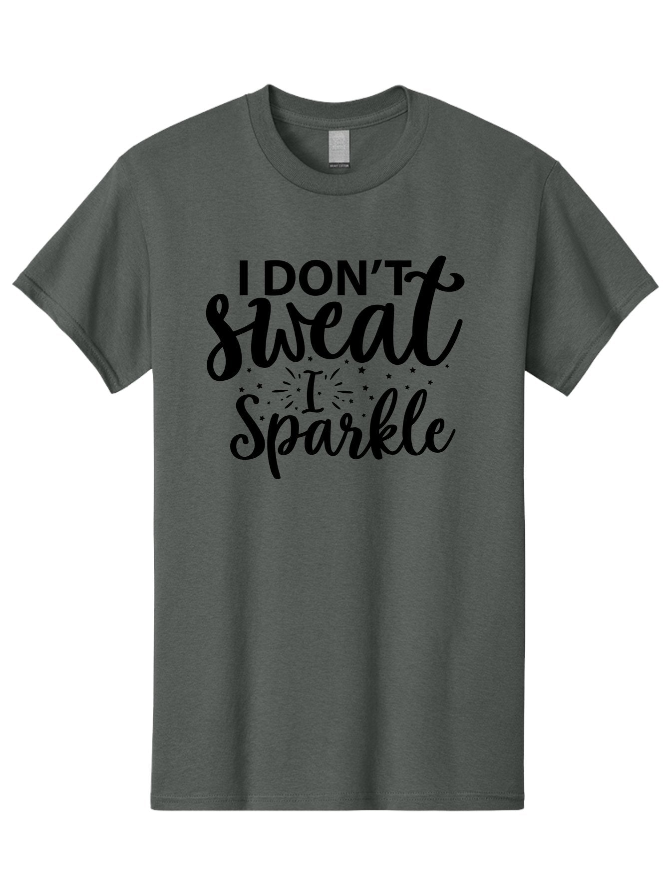 I-Don-T-Sweat-I-Sparkle Men'S Graphic Tee, 100% Cotton, Comfortable Casual Summer Wear, Machine Washable, Motivational Quote, Inspirational Phrase, Fitness Motivation, Positivity, Confidence, Sparkle, Shine, Empowerment, Uplifting Message, Aad421 7