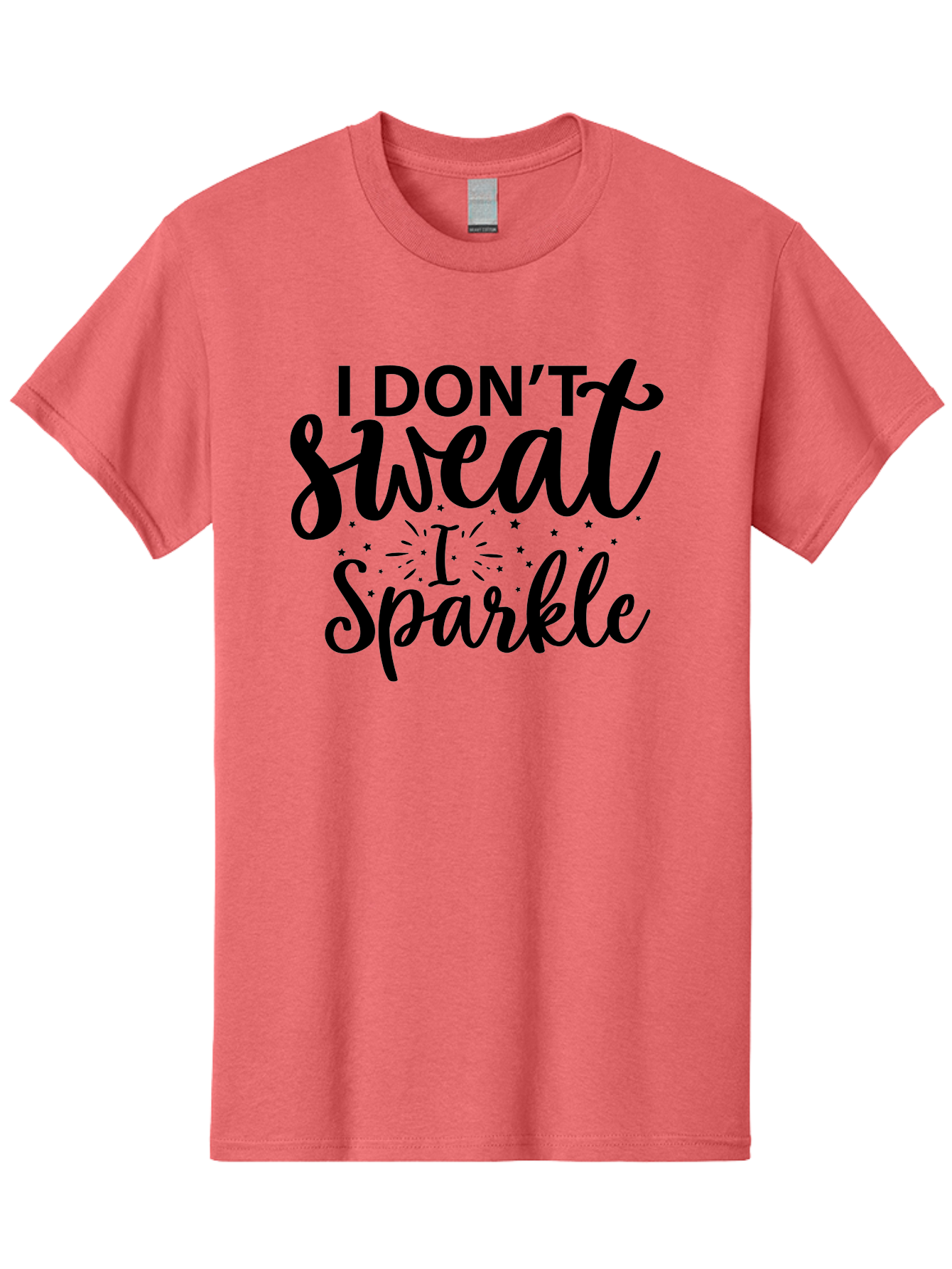 I-Don-T-Sweat-I-Sparkle Men'S Graphic Tee, 100% Cotton, Comfortable Casual Summer Wear, Machine Washable, Motivational Quote, Inspirational Phrase, Fitness Motivation, Positivity, Confidence, Sparkle, Shine, Empowerment, Uplifting Message, Aad421 19
