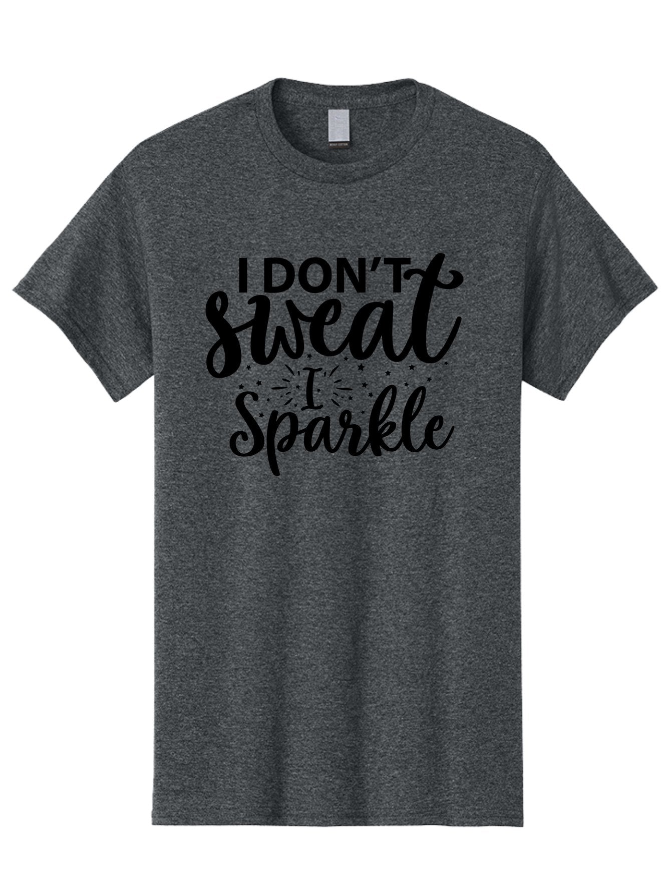 I-Don-T-Sweat-I-Sparkle Men'S Graphic Tee, 100% Cotton, Comfortable Casual Summer Wear, Machine Washable, Motivational Quote, Inspirational Phrase, Fitness Motivation, Positivity, Confidence, Sparkle, Shine, Empowerment, Uplifting Message, Aad421 15