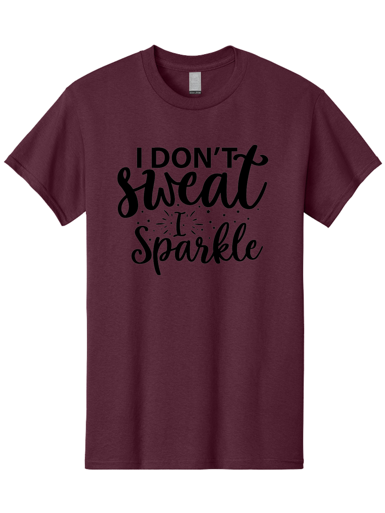 I-Don-T-Sweat-I-Sparkle Men'S Graphic Tee, 100% Cotton, Comfortable Casual Summer Wear, Machine Washable, Motivational Quote, Inspirational Phrase, Fitness Motivation, Positivity, Confidence, Sparkle, Shine, Empowerment, Uplifting Message, Aad421 7
