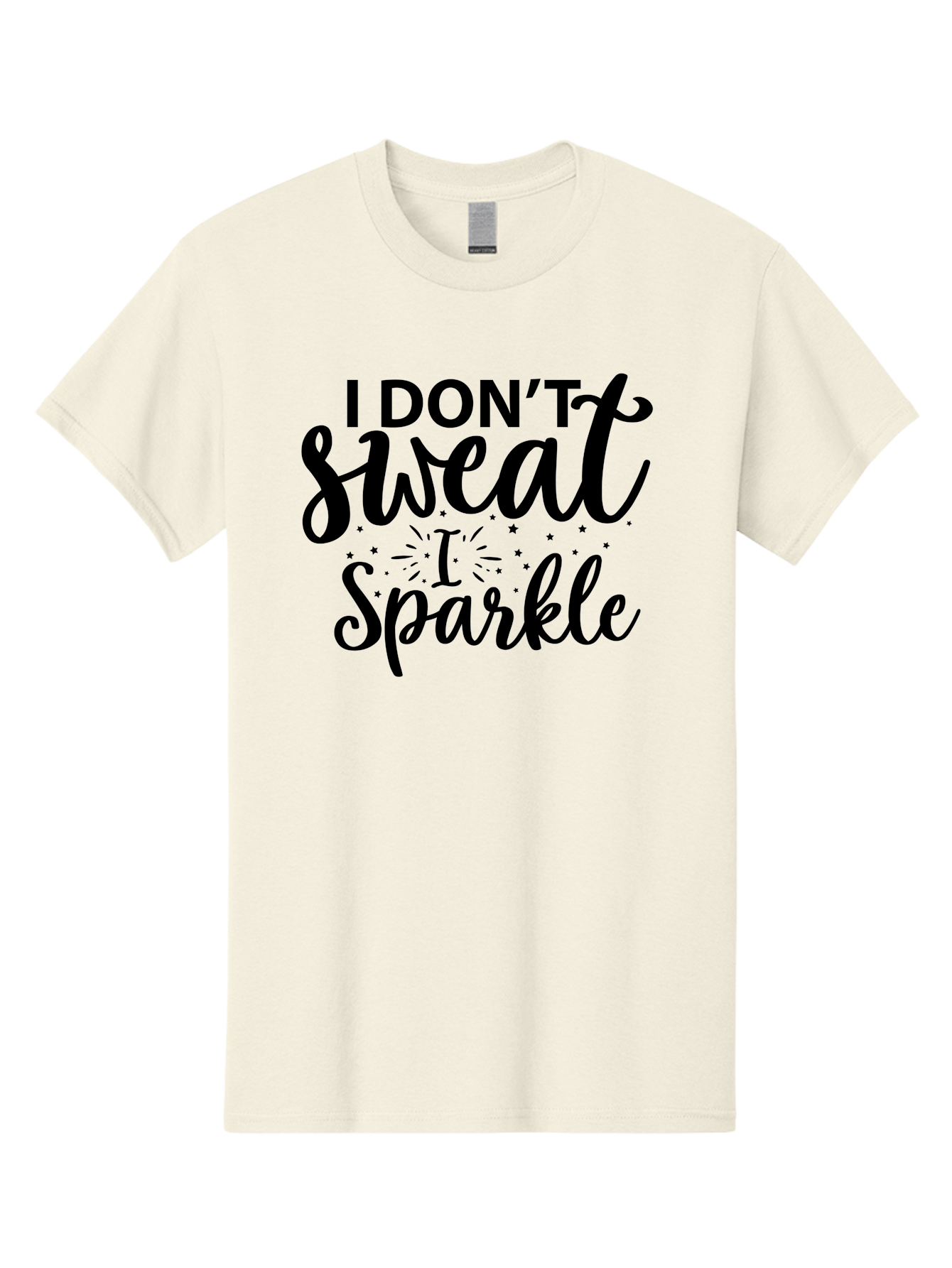 I-Don-T-Sweat-I-Sparkle Men'S Graphic Tee, 100% Cotton, Comfortable Casual Summer Wear, Machine Washable, Motivational Quote, Inspirational Phrase, Fitness Motivation, Positivity, Confidence, Sparkle, Shine, Empowerment, Uplifting Message, Aad421 13