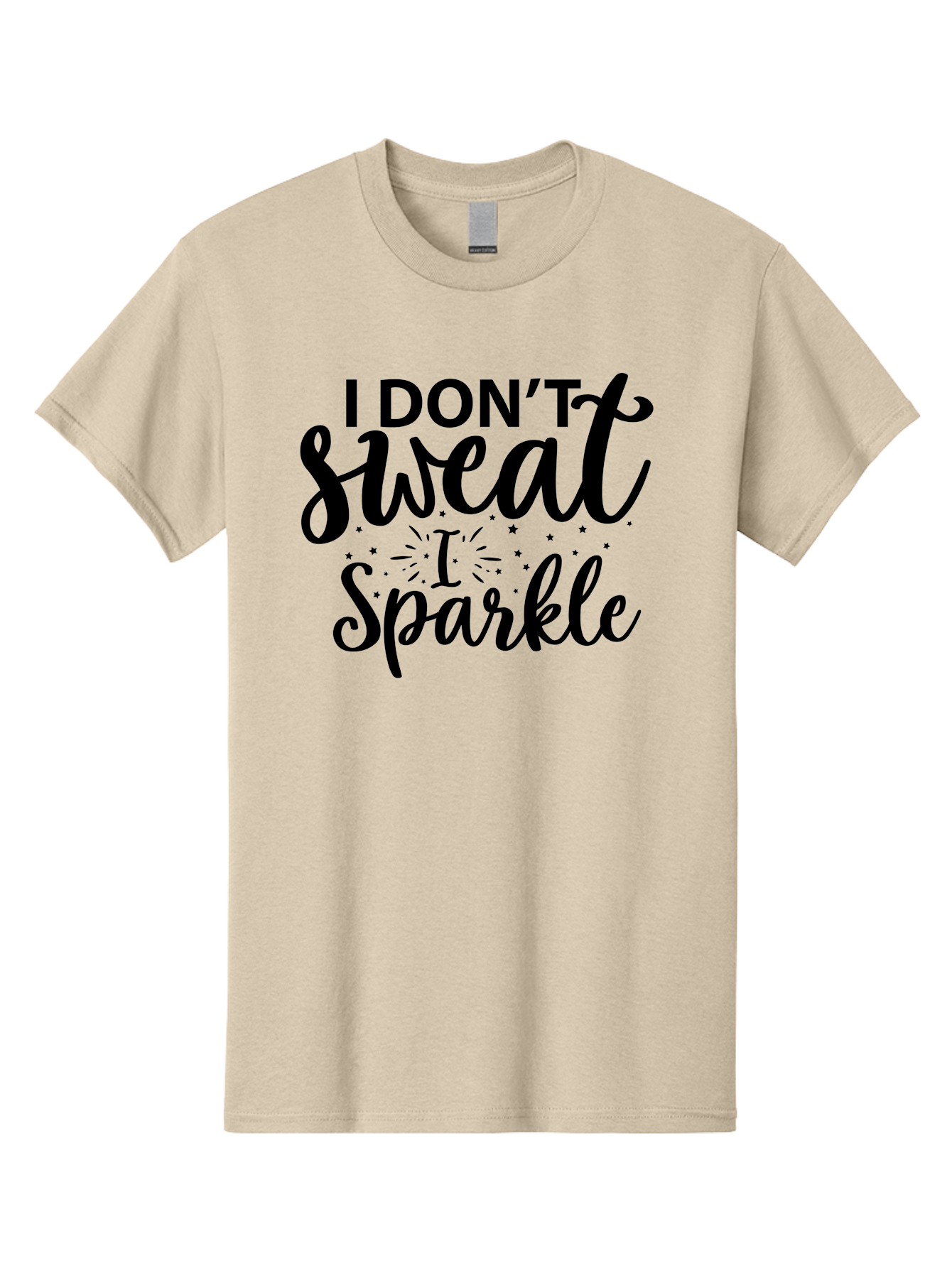 I-Don-T-Sweat-I-Sparkle Men'S Graphic Tee, 100% Cotton, Comfortable Casual Summer Wear, Machine Washable, Motivational Quote, Inspirational Phrase, Fitness Motivation, Positivity, Confidence, Sparkle, Shine, Empowerment, Uplifting Message, Aad421 29