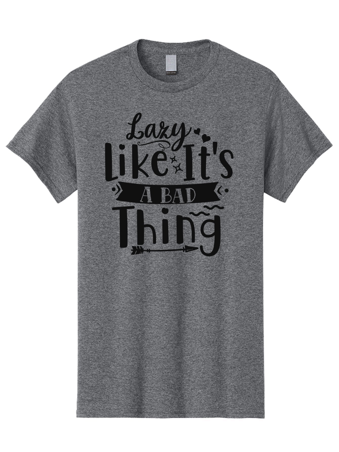 Lazy-Like-It-S-A-Bad-Thing Men'S Graphic Tee, 100% Cotton, Comfortable Casual Summer Wear, Machine Washable, Funny Quote, Lazy Humor, Motivational Phrase, Inspirational Saying, Novelty Graphic, Witty Text, Lazy Day Vibes, Relaxed Attitude Aad429 15