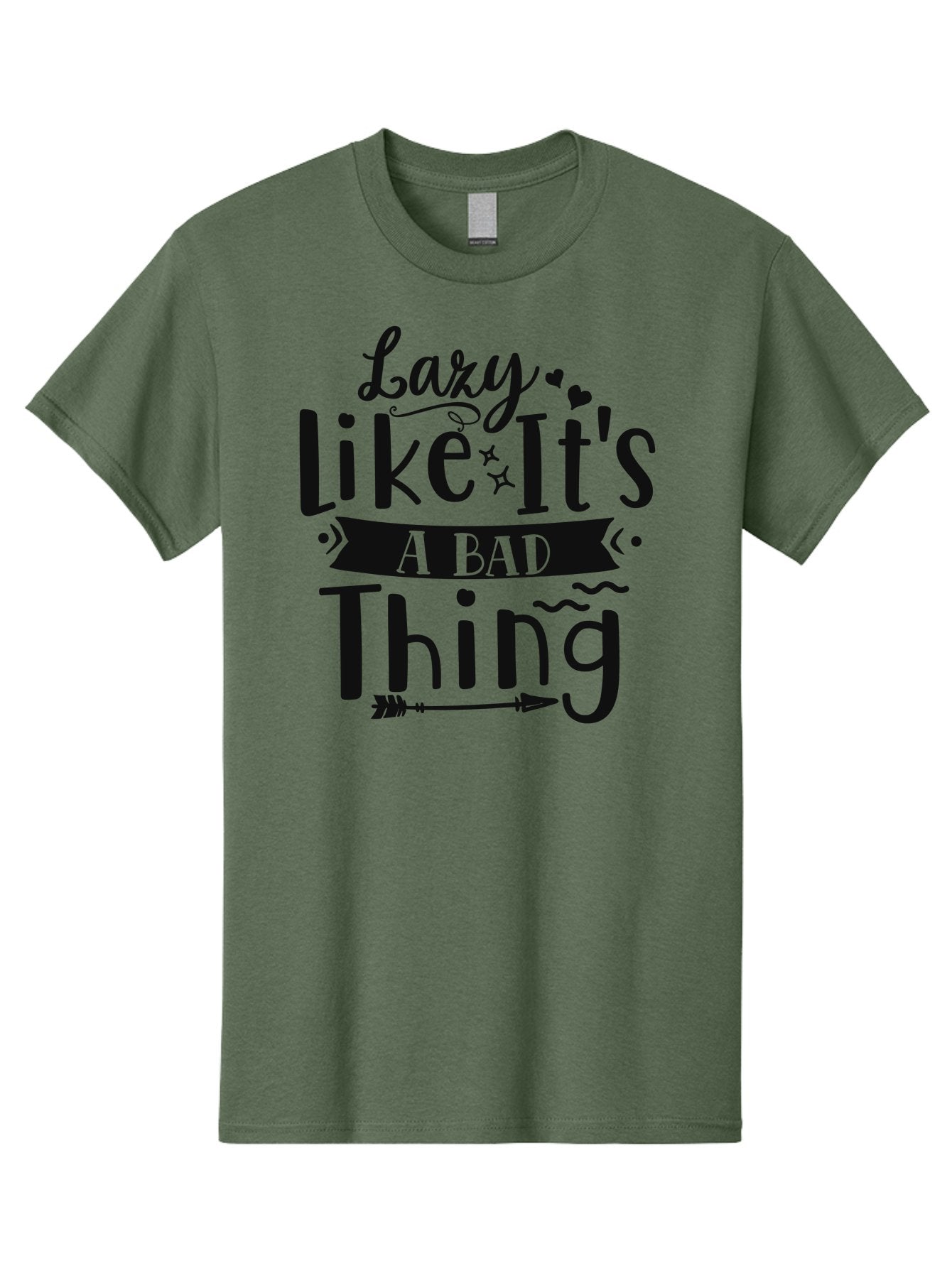 Lazy-Like-It-S-A-Bad-Thing Men'S Graphic Tee, 100% Cotton, Comfortable Casual Summer Wear, Machine Washable, Funny Quote, Lazy Humor, Motivational Phrase, Inspirational Saying, Novelty Graphic, Witty Text, Lazy Day Vibes, Relaxed Attitude Aad429 13