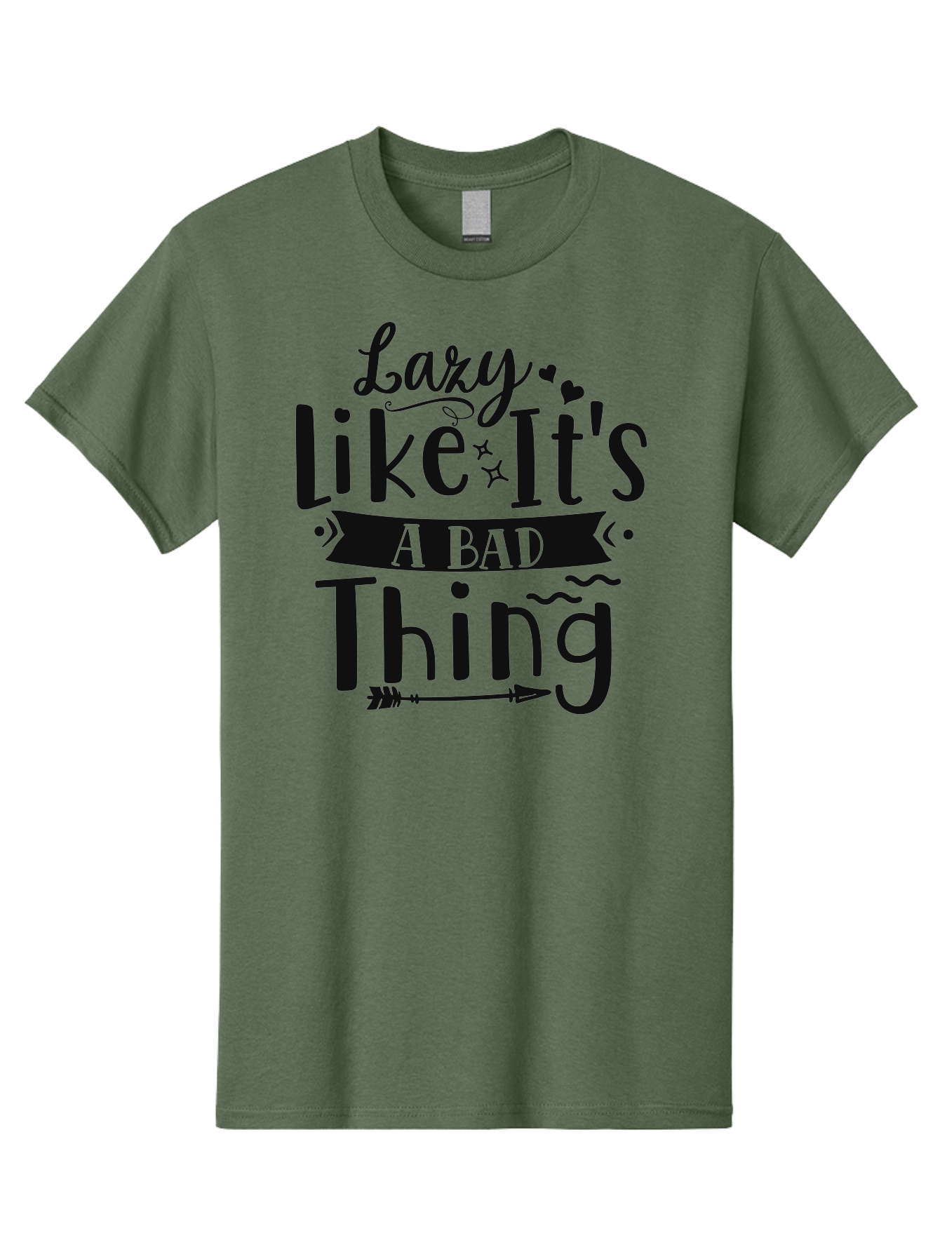 Lazy-Like-It-S-A-Bad-Thing Men'S Graphic Tee, 100% Cotton, Comfortable Casual Summer Wear, Machine Washable, Funny Quote, Lazy Humor, Motivational Phrase, Inspirational Saying, Novelty Graphic, Witty Text, Lazy Day Vibes, Relaxed Attitude Aad429 29