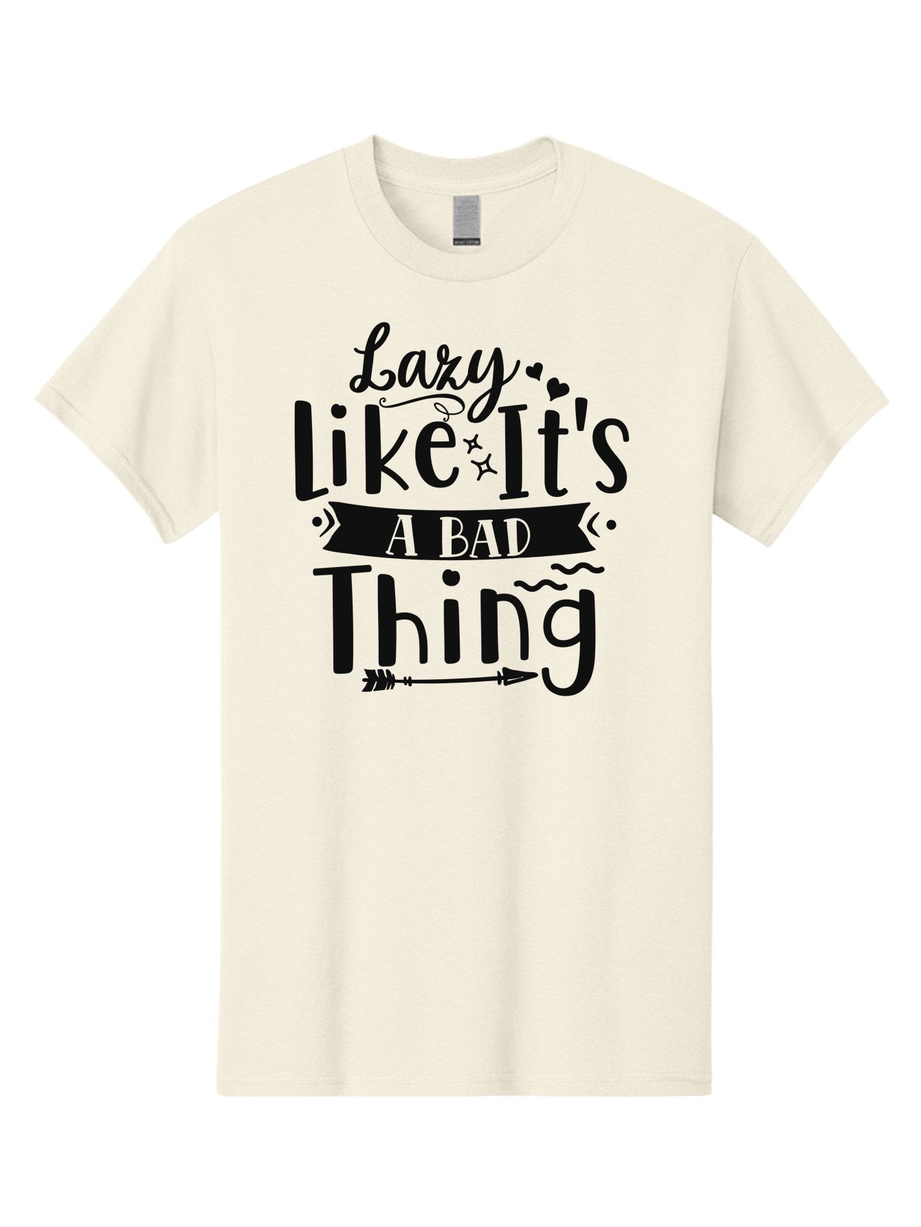 Lazy-Like-It-S-A-Bad-Thing Men'S Graphic Tee, 100% Cotton, Comfortable Casual Summer Wear, Machine Washable, Funny Quote, Lazy Humor, Motivational Phrase, Inspirational Saying, Novelty Graphic, Witty Text, Lazy Day Vibes, Relaxed Attitude Aad429 9
