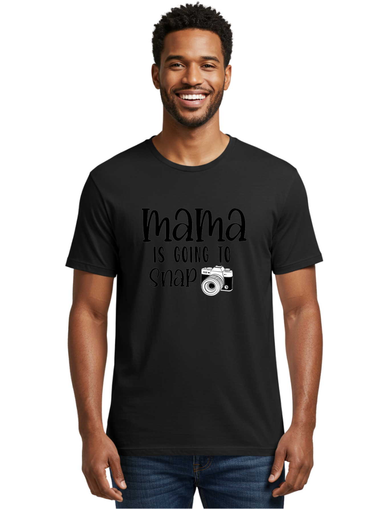 Mama-Is-Going-To-Snap Men'S Graphic Tee, 100% Cotton, Comfortable Casual Summer Wear, Machine Washable, Mama, Photography, Camera, Snap, Mom, Black Camera, Photography Humor, Motherhood, Photography Quote, Funny Mama Aad433 4