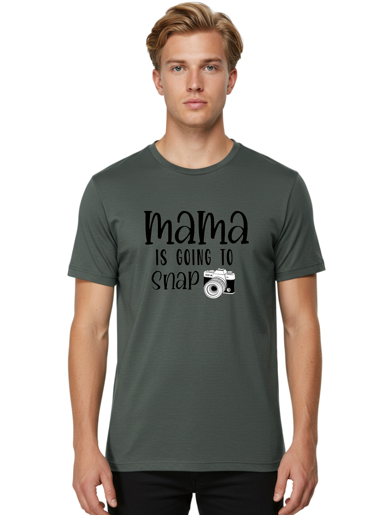 Mama-Is-Going-To-Snap Men'S Graphic Tee, 100% Cotton, Comfortable Casual Summer Wear, Machine Washable, Mama, Photography, Camera, Snap, Mom, Black Camera, Photography Humor, Motherhood, Photography Quote, Funny Mama Aad433 20