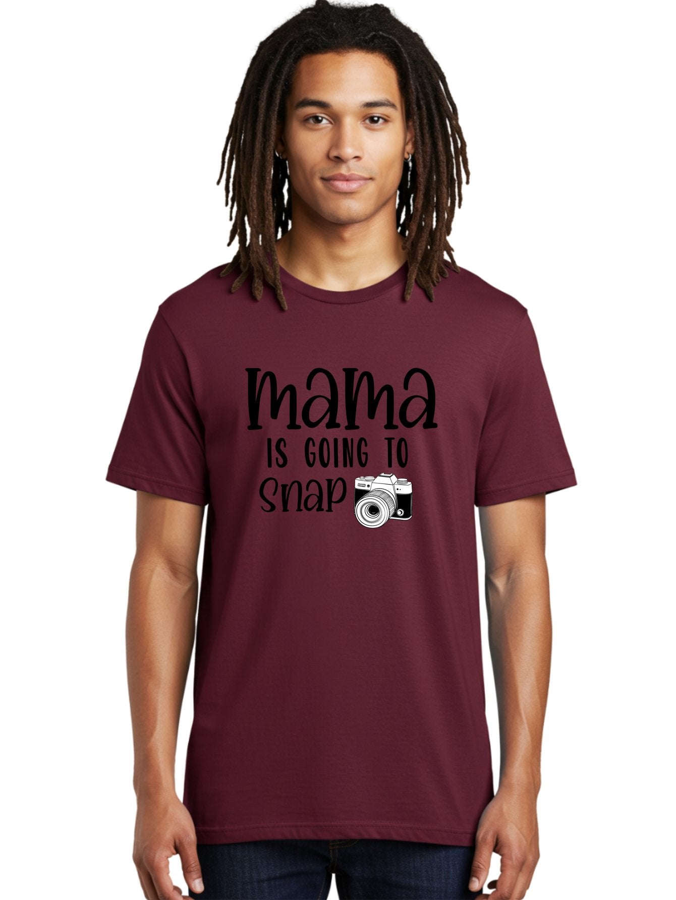 Mama-Is-Going-To-Snap Men'S Graphic Tee, 100% Cotton, Comfortable Casual Summer Wear, Machine Washable, Mama, Photography, Camera, Snap, Mom, Black Camera, Photography Humor, Motherhood, Photography Quote, Funny Mama Aad433 26