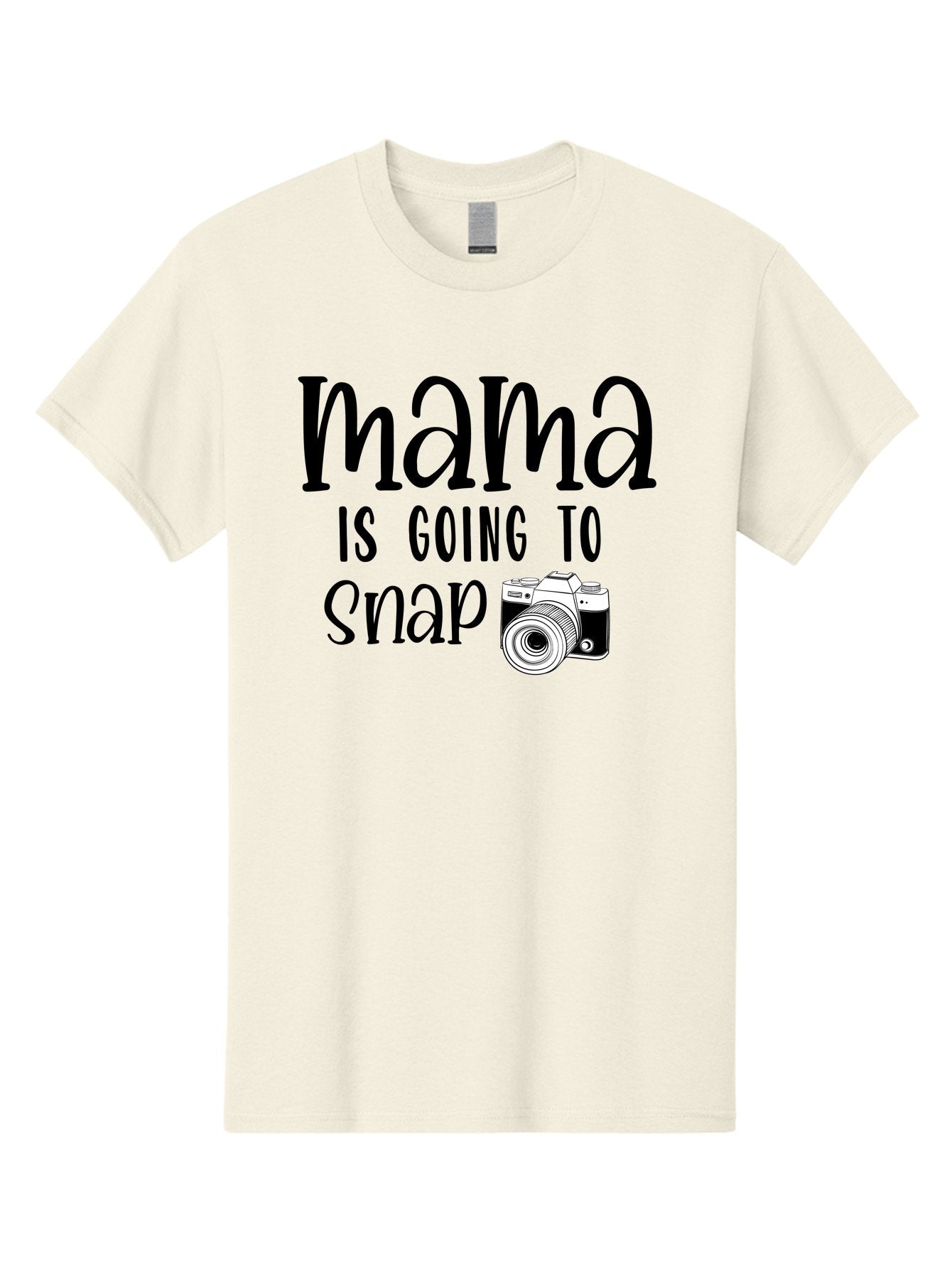 Mama-Is-Going-To-Snap Men'S Graphic Tee, 100% Cotton, Comfortable Casual Summer Wear, Machine Washable, Mama, Photography, Camera, Snap, Mom, Black Camera, Photography Humor, Motherhood, Photography Quote, Funny Mama Aad433 5