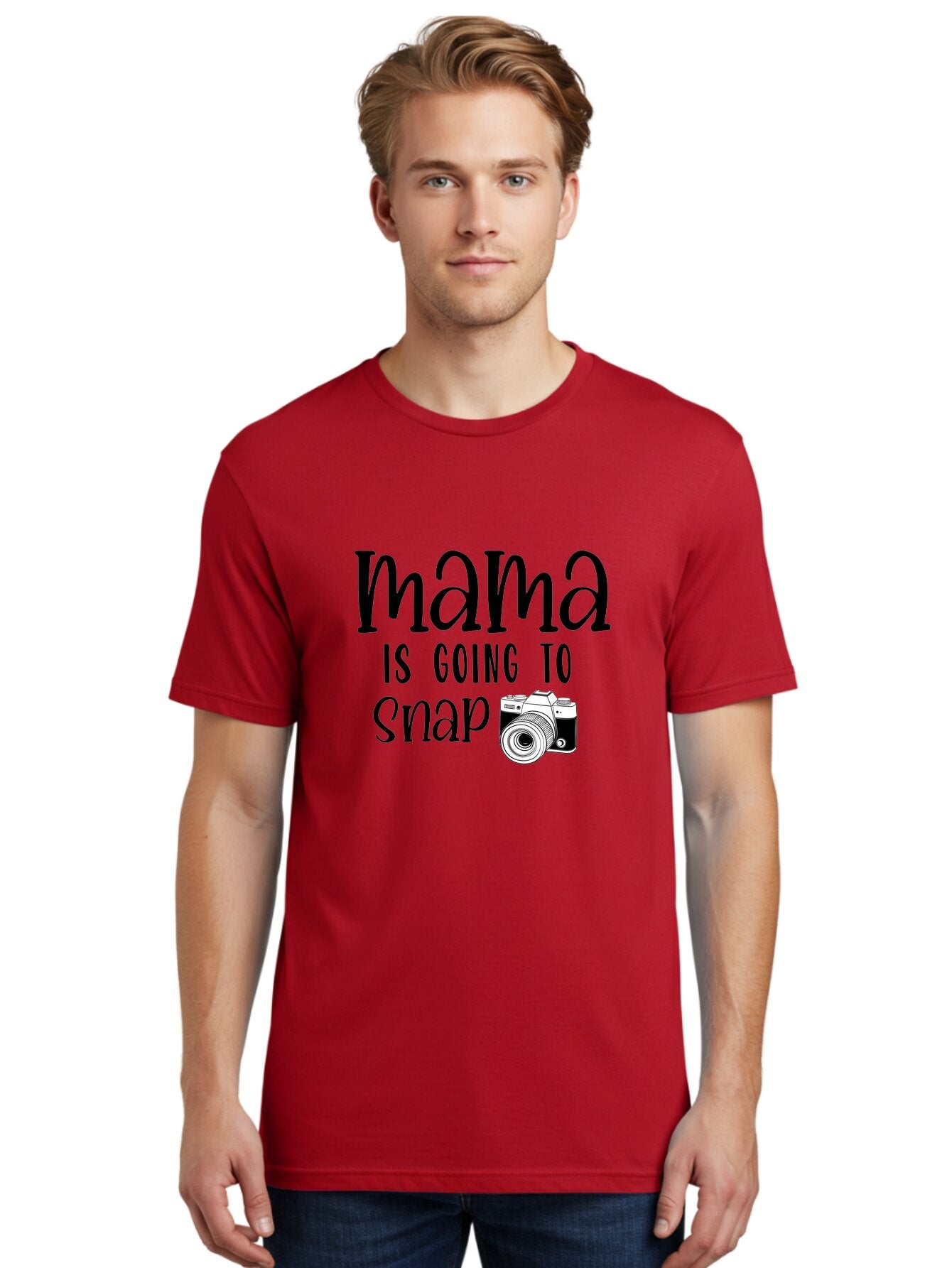 Mama-Is-Going-To-Snap Men'S Graphic Tee, 100% Cotton, Comfortable Casual Summer Wear, Machine Washable, Mama, Photography, Camera, Snap, Mom, Black Camera, Photography Humor, Motherhood, Photography Quote, Funny Mama Aad433 30