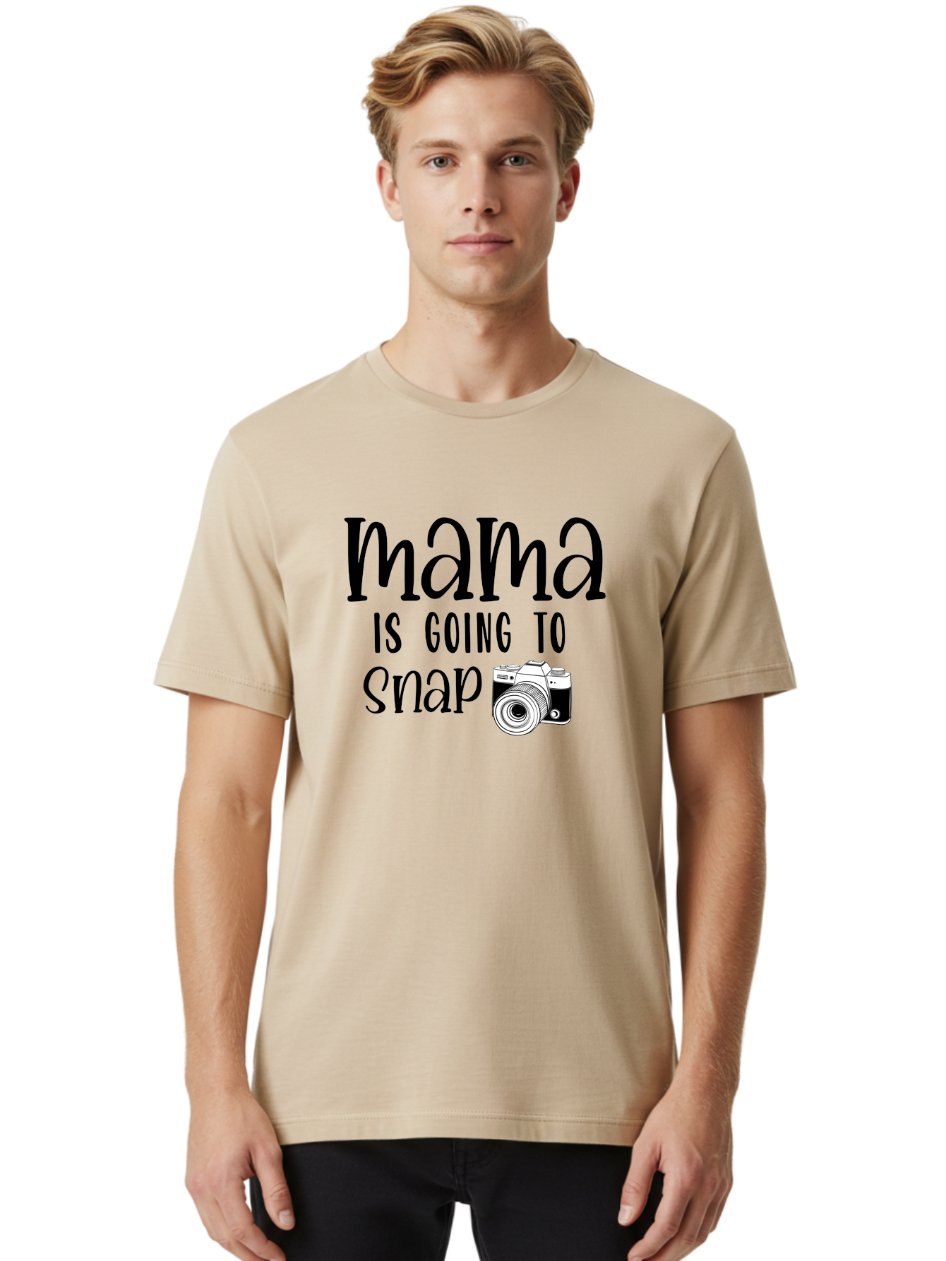 Mama-Is-Going-To-Snap Men'S Graphic Tee, 100% Cotton, Comfortable Casual Summer Wear, Machine Washable, Mama, Photography, Camera, Snap, Mom, Black Camera, Photography Humor, Motherhood, Photography Quote, Funny Mama Aad433 22
