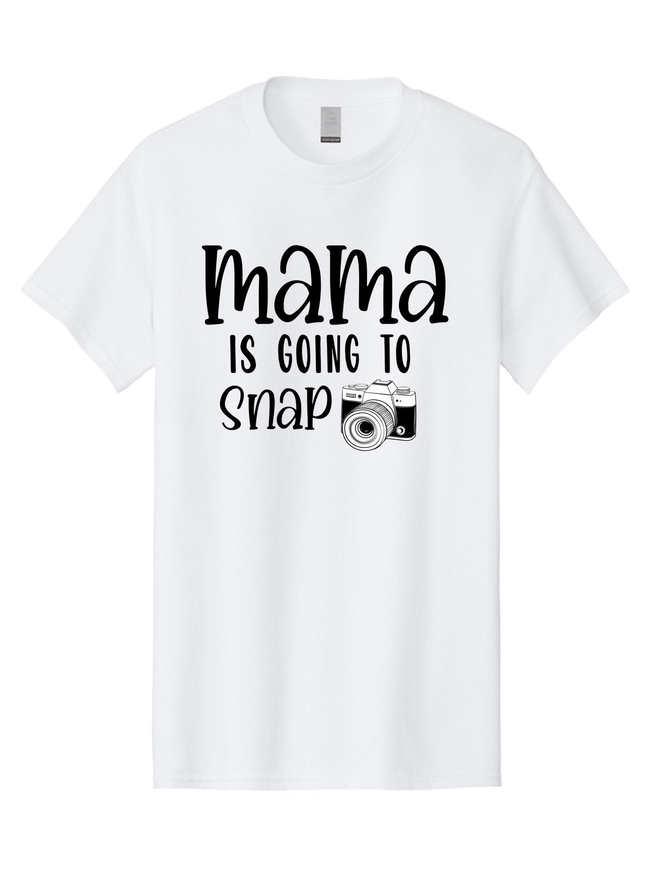 Mama-Is-Going-To-Snap Men'S Graphic Tee, 100% Cotton, Comfortable Casual Summer Wear, Machine Washable, Mama, Photography, Camera, Snap, Mom, Black Camera, Photography Humor, Motherhood, Photography Quote, Funny Mama Aad433 6