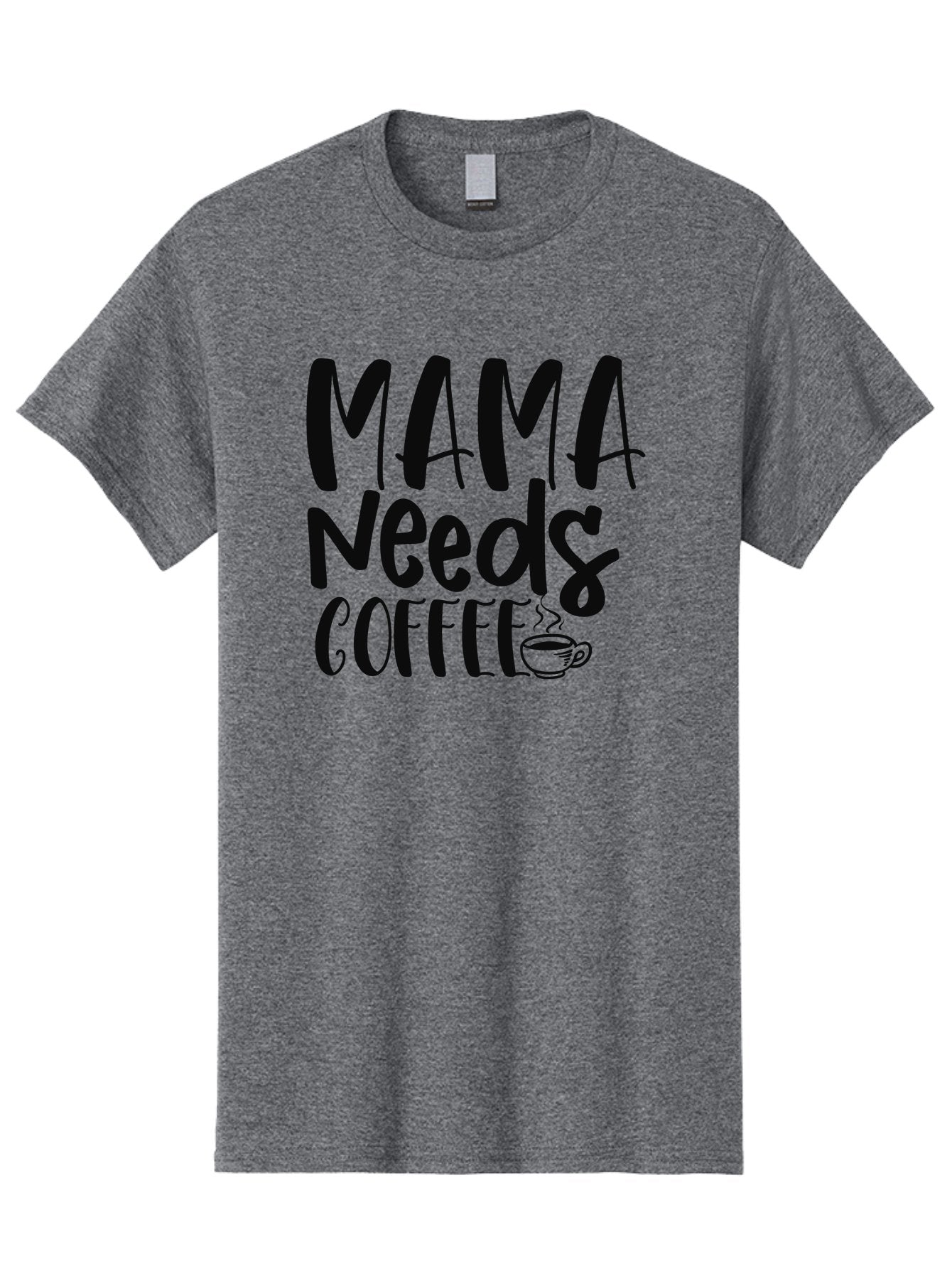 Mama-Needs-Coffee Men'S Graphic Tee, 100% Cotton, Comfortable Casual Summer Wear, Machine Washable, Funny Mom Quote, Coffee Humor, Motherhood, Caffeine Fix, Mom Life, Humorous Saying, Coffee Lover, Mama Needs Coffee Aad434 13