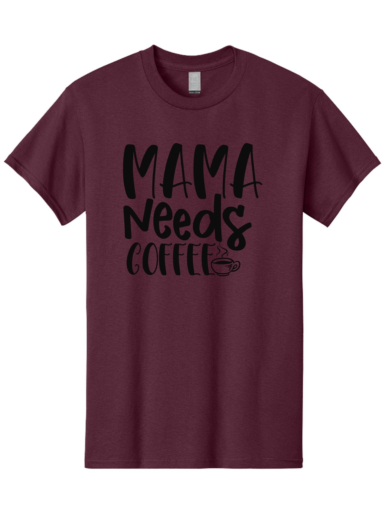 Mama-Needs-Coffee Men'S Graphic Tee, 100% Cotton, Comfortable Casual Summer Wear, Machine Washable, Funny Mom Quote, Coffee Humor, Motherhood, Caffeine Fix, Mom Life, Humorous Saying, Coffee Lover, Mama Needs Coffee Aad434 6