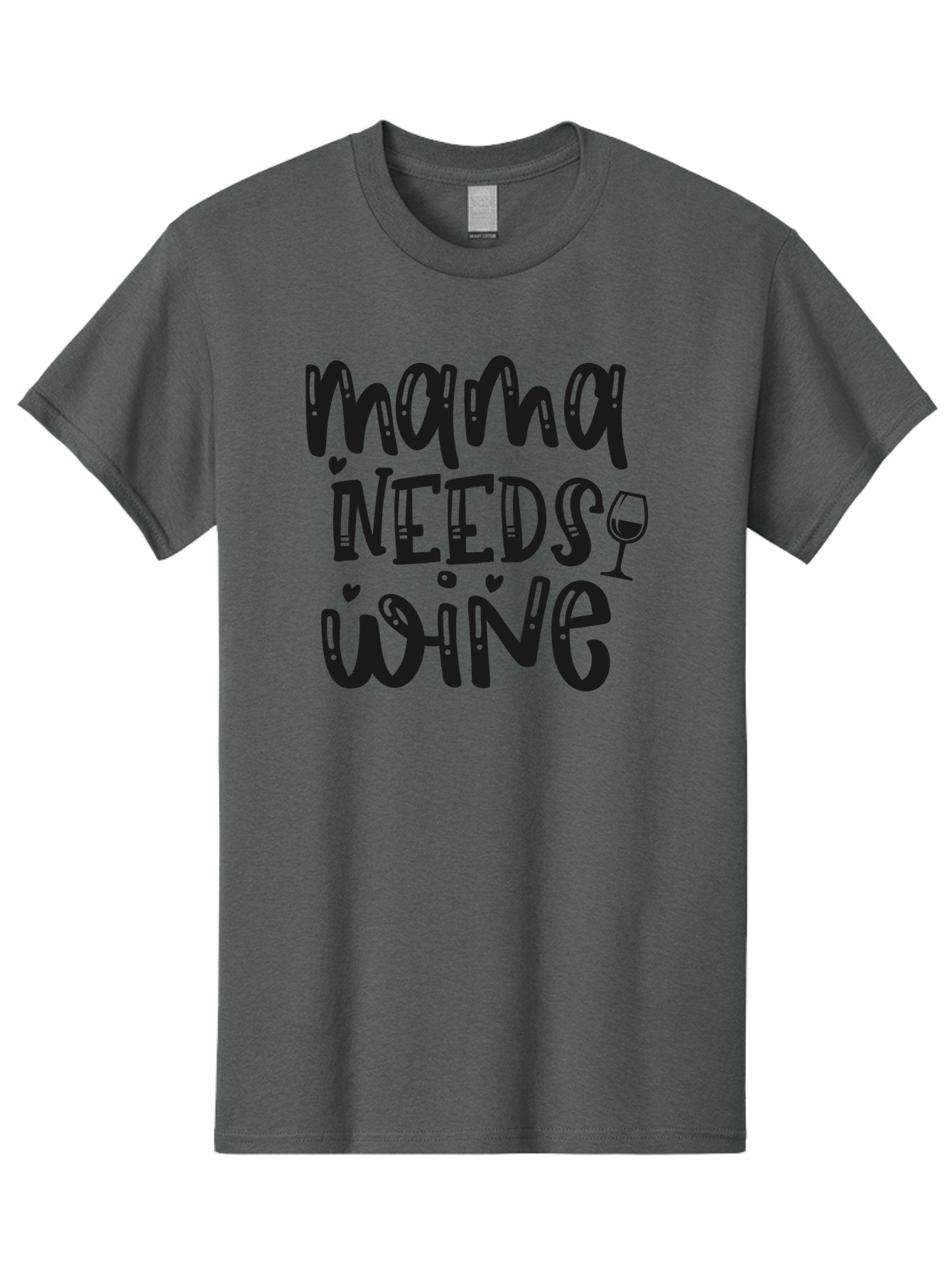 Mama-Needs-Wine Men'S Graphic Tee, 100% Cotton, Comfortable Casual Summer Wear, Machine Washable, Funny Quote, Wine Humor, Mama Needs Wine, Mom Life, Wine Lover, Humorous Saying, Witty Phrase, Mother'S Day Gift Aad435 4