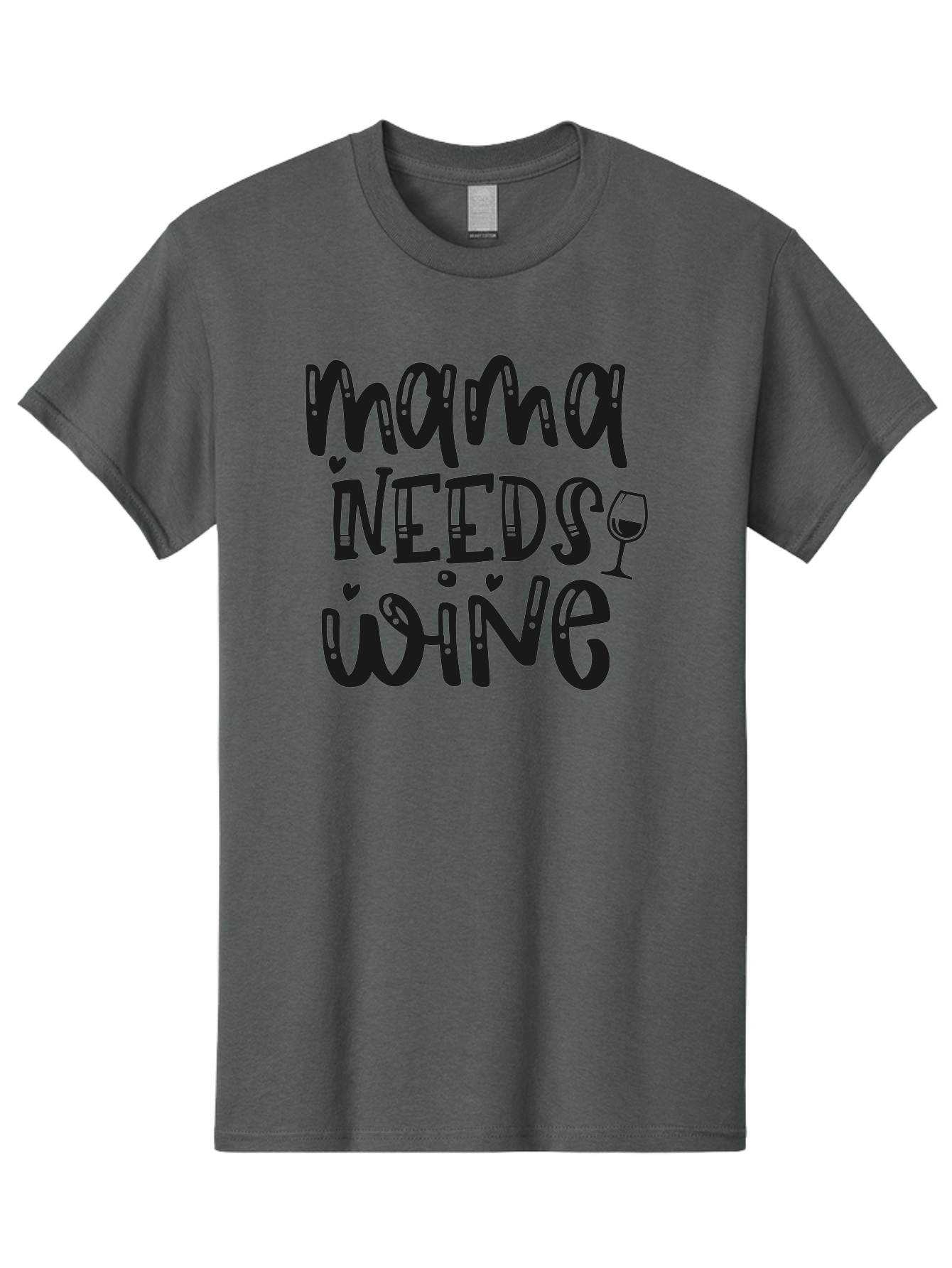 Mama-Needs-Wine Men'S Graphic Tee, 100% Cotton, Comfortable Casual Summer Wear, Machine Washable, Funny Quote, Wine Humor, Mama Needs Wine, Mom Life, Wine Lover, Humorous Saying, Witty Phrase, Mother'S Day Gift Aad435 23