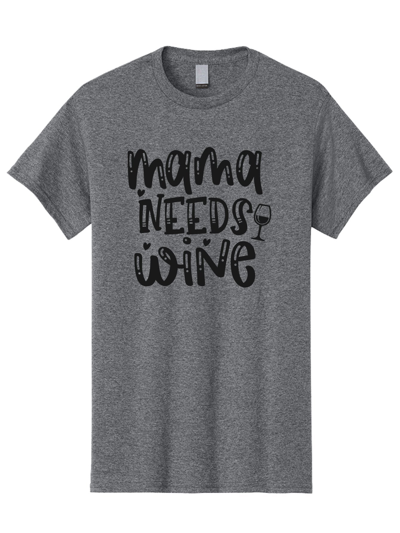Mama-Needs-Wine Men'S Graphic Tee, 100% Cotton, Comfortable Casual Summer Wear, Machine Washable, Funny Quote, Wine Humor, Mama Needs Wine, Mom Life, Wine Lover, Humorous Saying, Witty Phrase, Mother'S Day Gift Aad435 10