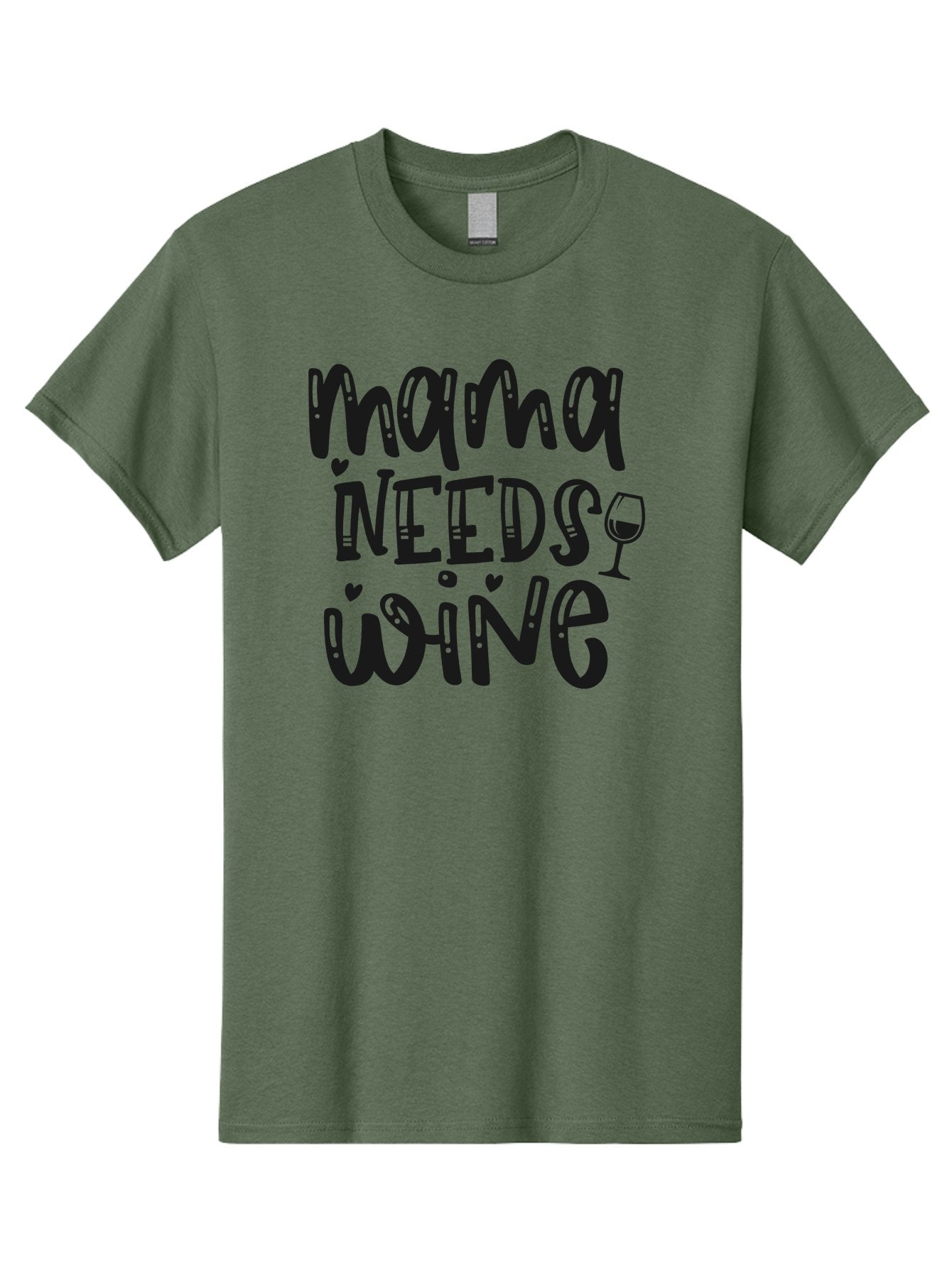 Mama-Needs-Wine Men'S Graphic Tee, 100% Cotton, Comfortable Casual Summer Wear, Machine Washable, Funny Quote, Wine Humor, Mama Needs Wine, Mom Life, Wine Lover, Humorous Saying, Witty Phrase, Mother'S Day Gift Aad435 5
