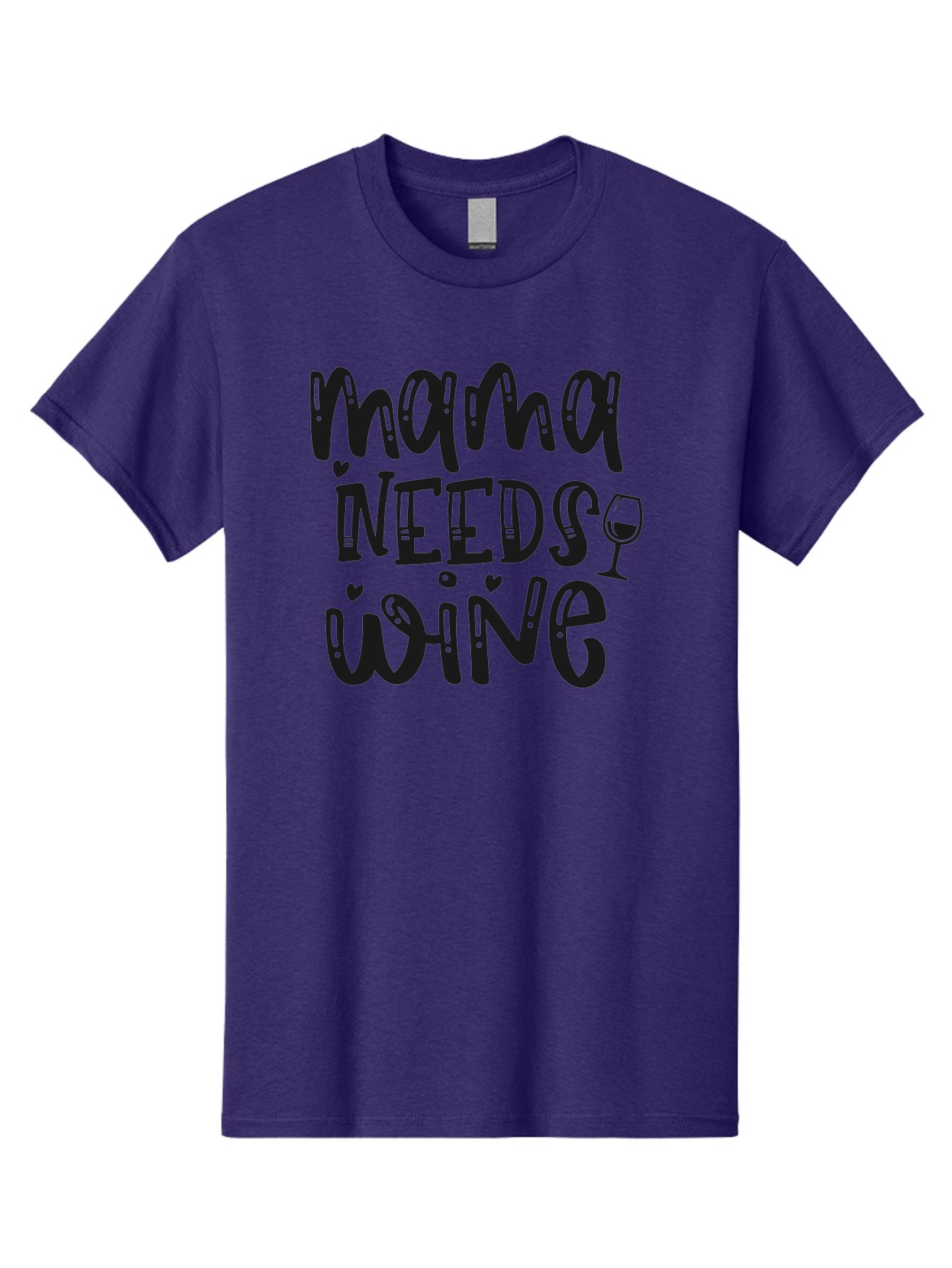 Mama-Needs-Wine Men'S Graphic Tee, 100% Cotton, Comfortable Casual Summer Wear, Machine Washable, Funny Quote, Wine Humor, Mama Needs Wine, Mom Life, Wine Lover, Humorous Saying, Witty Phrase, Mother'S Day Gift Aad435 5