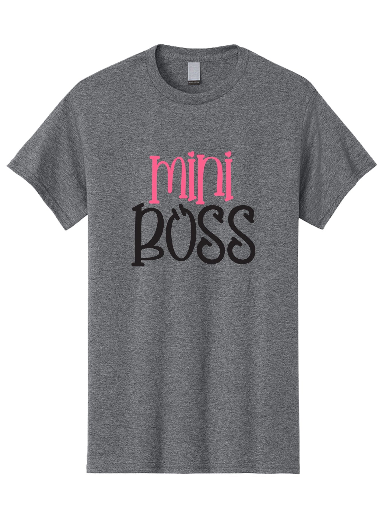 Mini-Boss Men'S Graphic Tee, 100% Cotton, Comfortable Casual Summer Wear, Machine Washable, Mini Boss, Leadership Inspiration, Young Entrepreneur, Empowerment, Confidence, Girl Power, Business Motivation, Leadership Skills Aad438 5