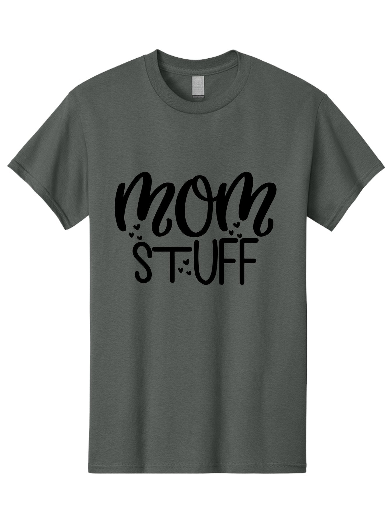 Mom-Stuff Men'S Graphic Tee, 100% Cotton, Comfortable Casual Summer Wear, Machine Washable, Mom Stuff, Motherhood, Mom Life, Heartwarming Design, Typography, Inspirational Quote, Motherly Love, Cute Graphics Aad443 8